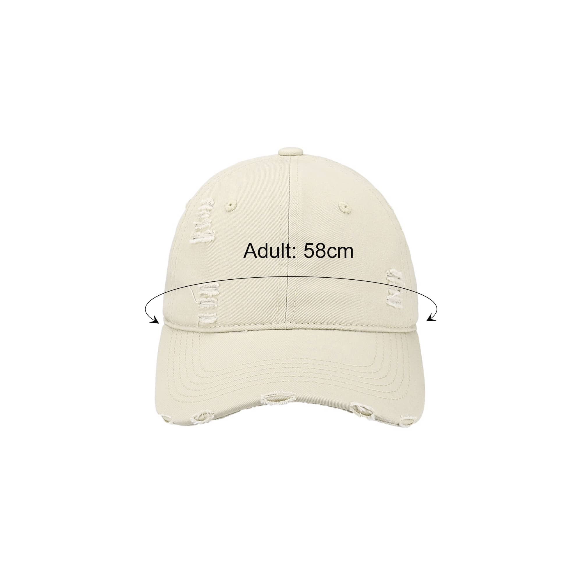 6 Panel Vintage Baseball Cap