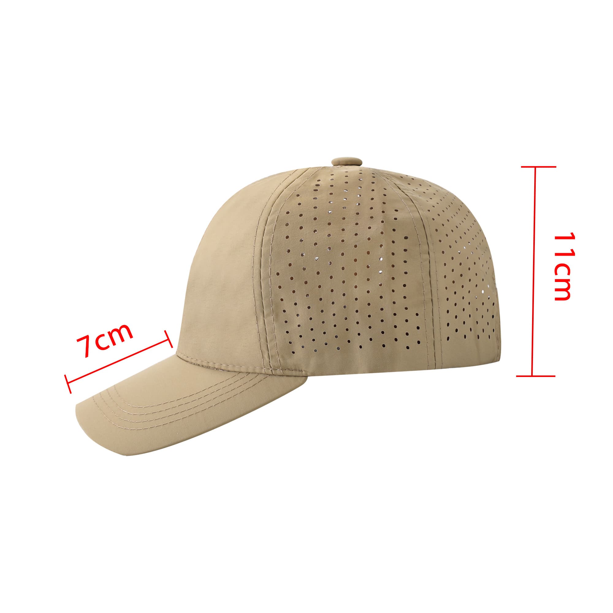 Quick-Drying Perforated Cap 6 Panel