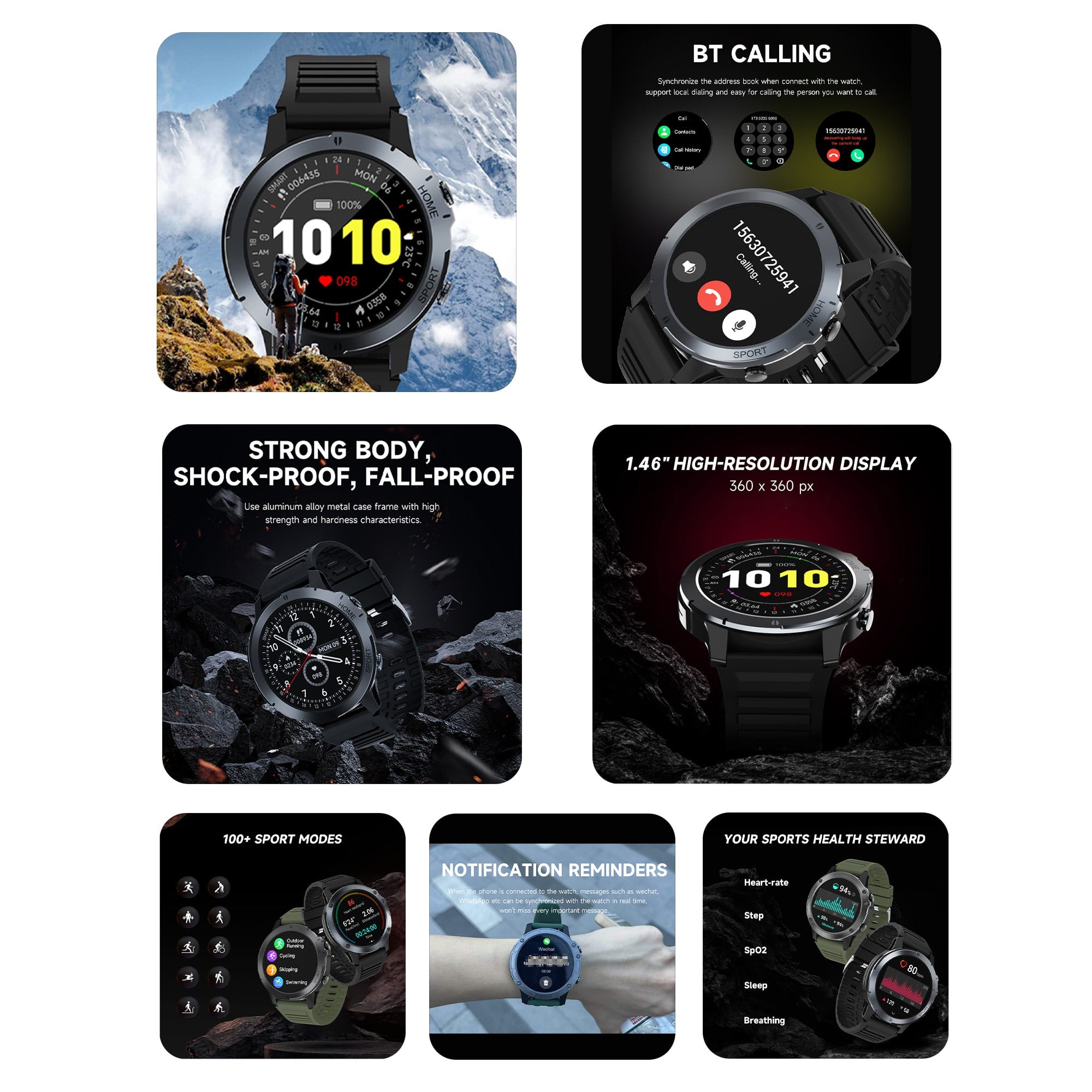 1.46" Round Smart Watch