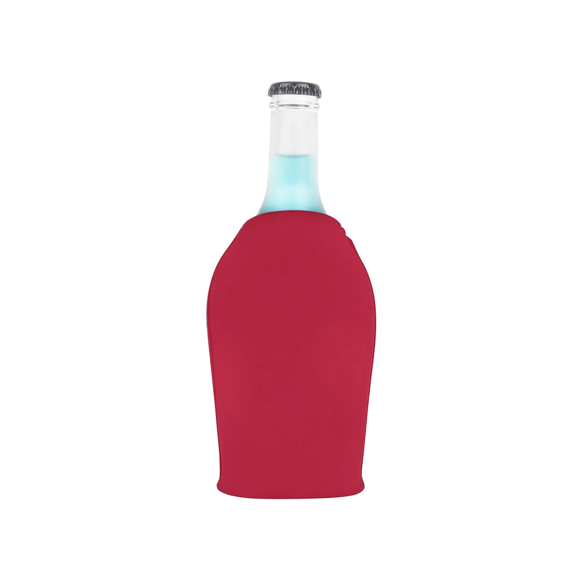 Short Bottle Cooler with Zipper