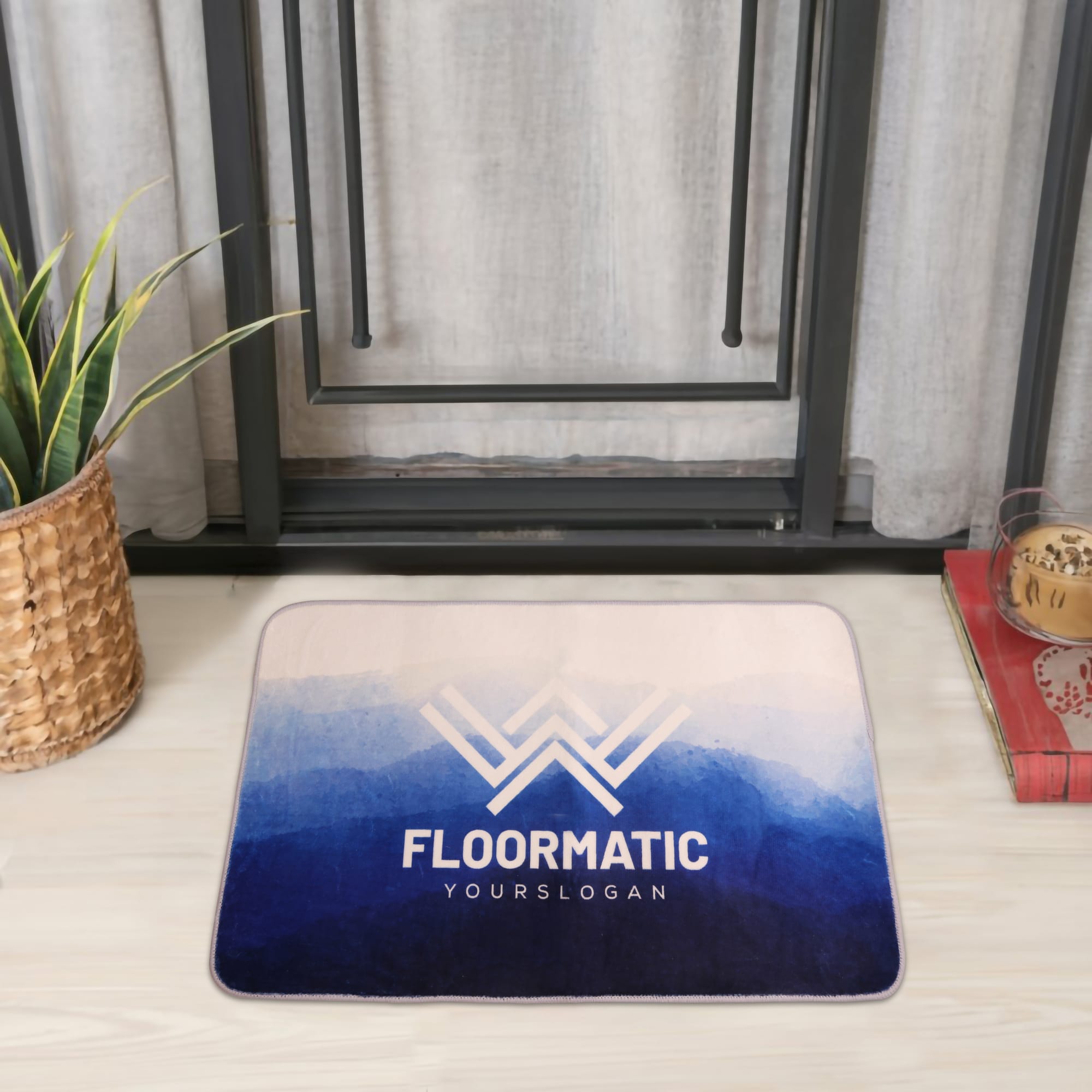 Flannel Logo Mat