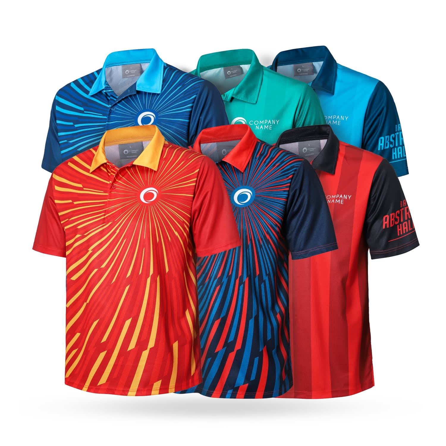 100% Polyester Sublimated Basic POLO
