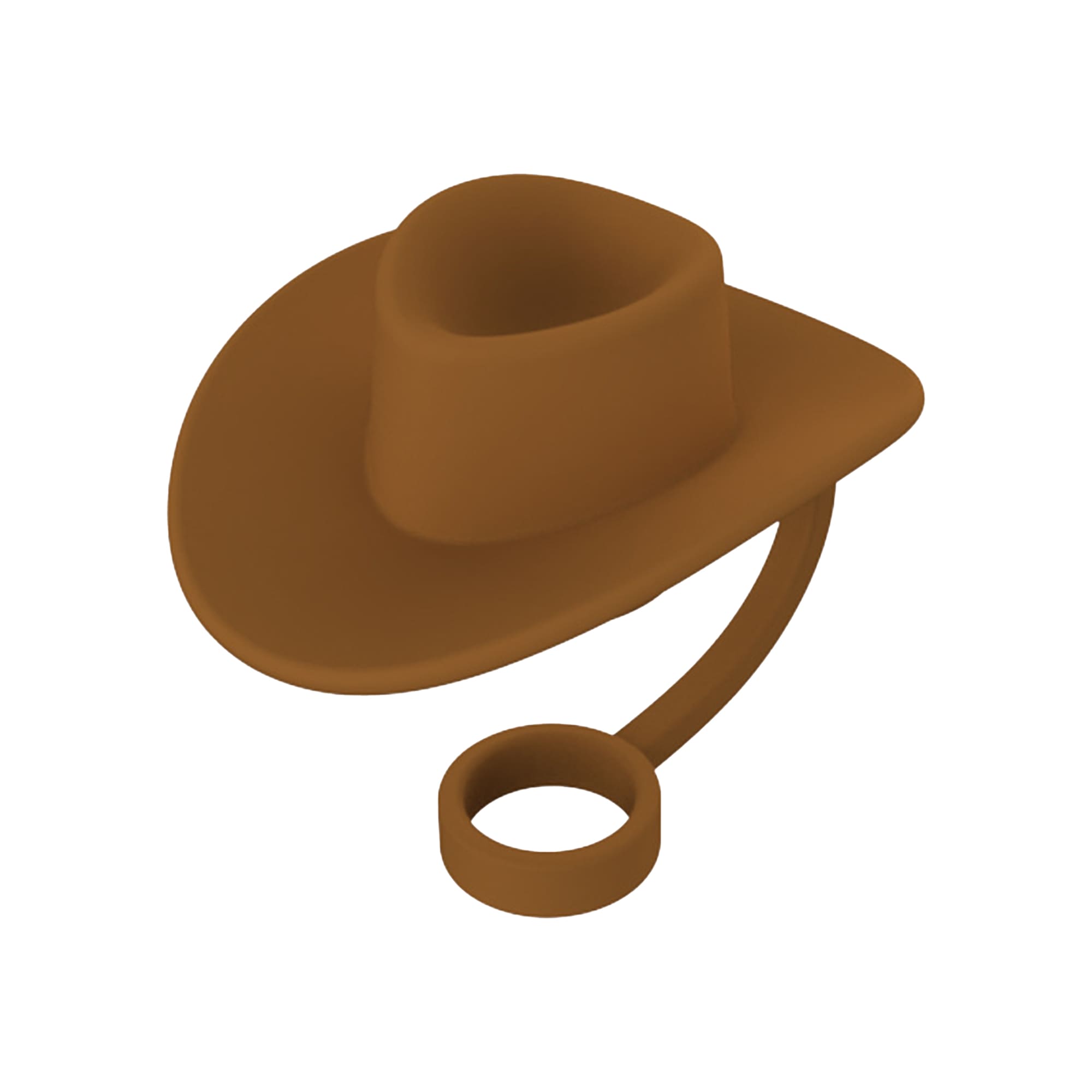 Cowboy Hat Silicone Straw Cover