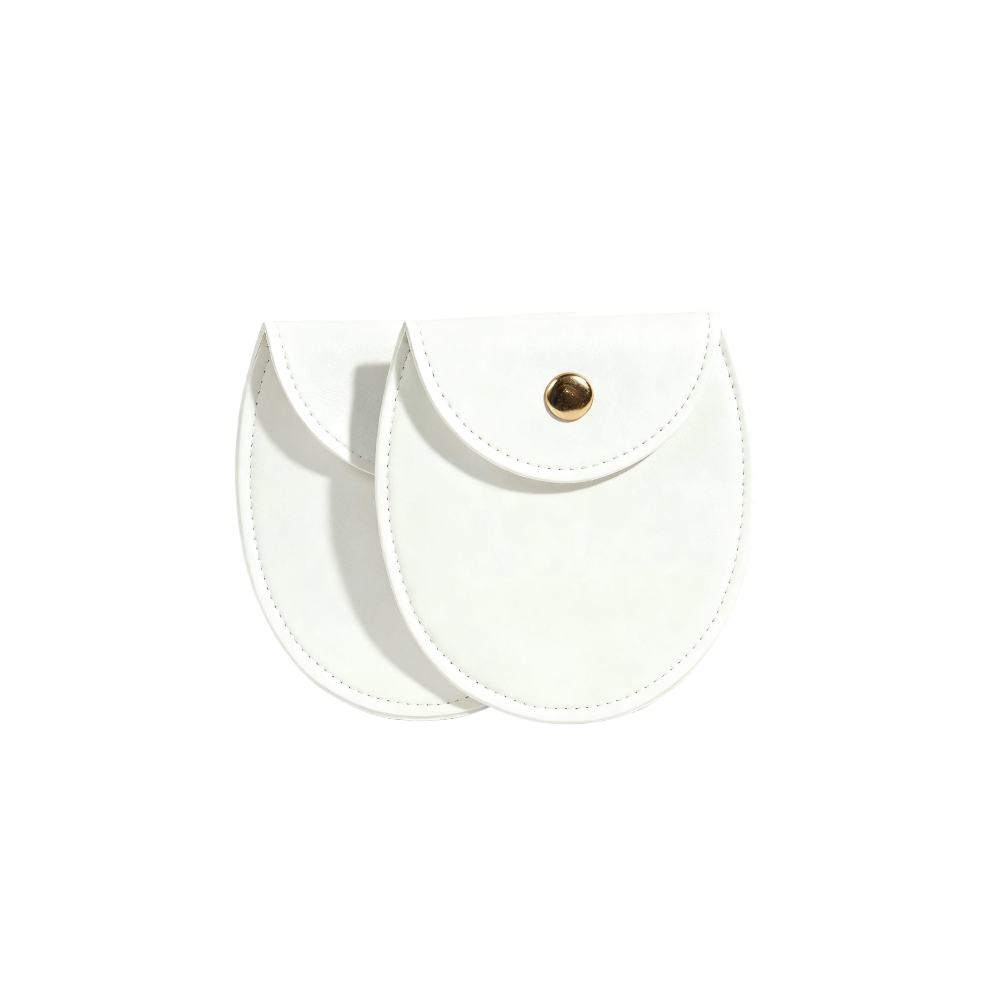 Oval PU Leather Jewellery Pouch