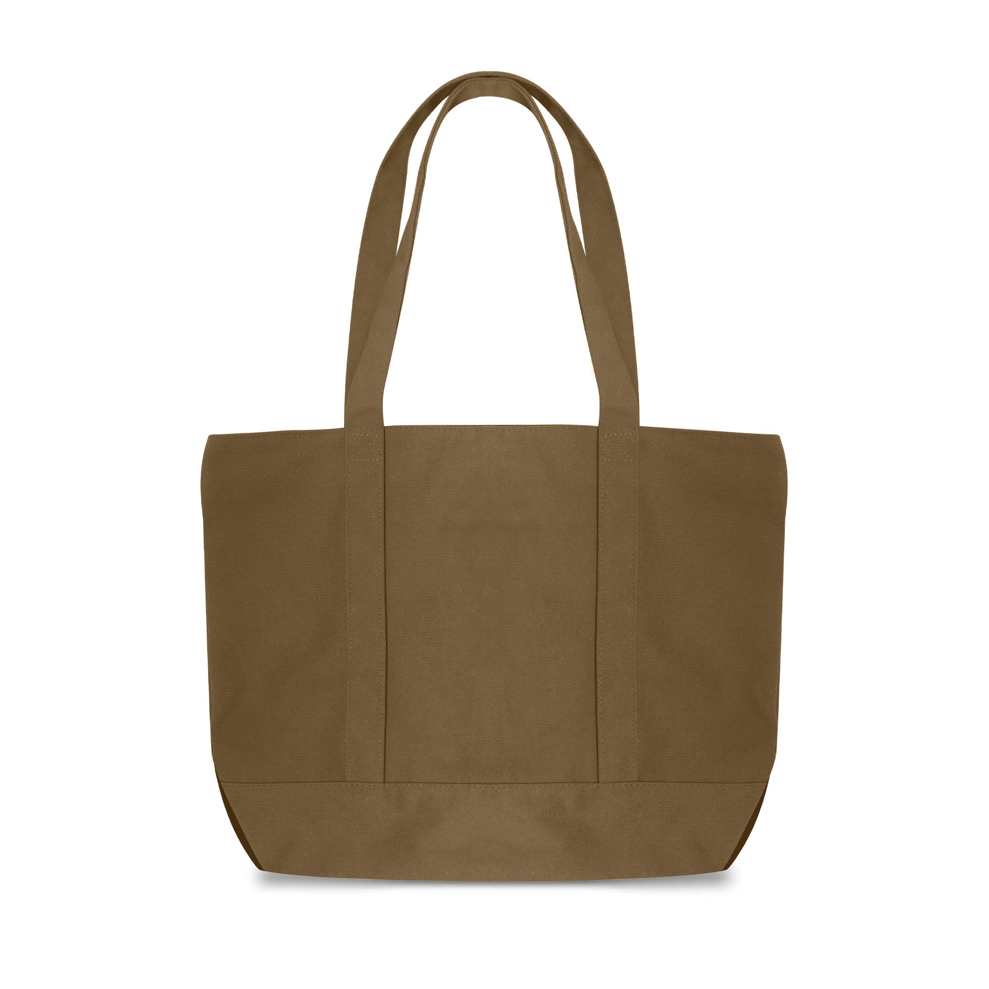 Canvas Zippered Tote Shoulder Bag