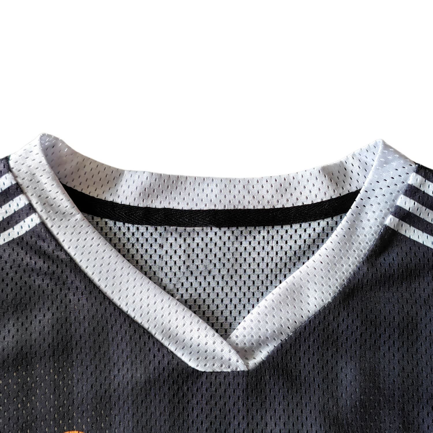 Polyester Spandex Mesh Sublimation V-neck Jersey