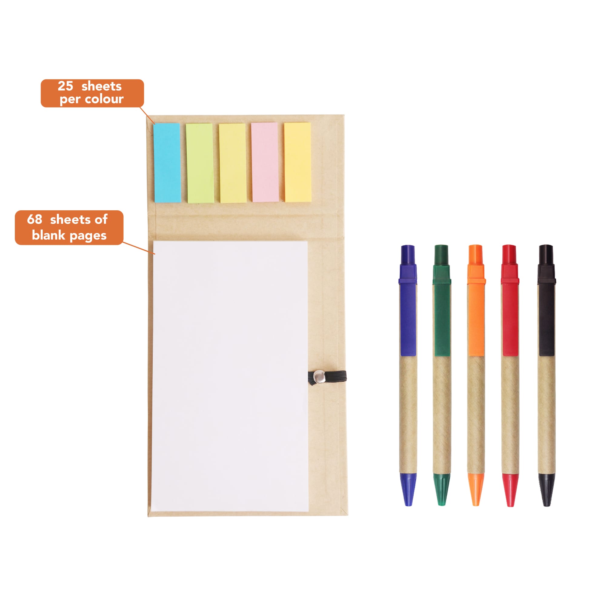 Memo Pad with Ballpoint Pen