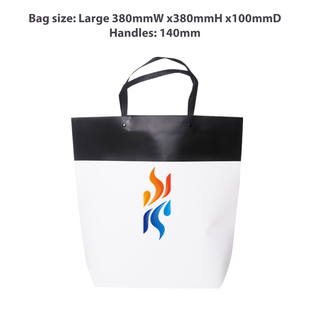 Large Black&White Boutique Paper Bag(380 x 380 x 100mm)