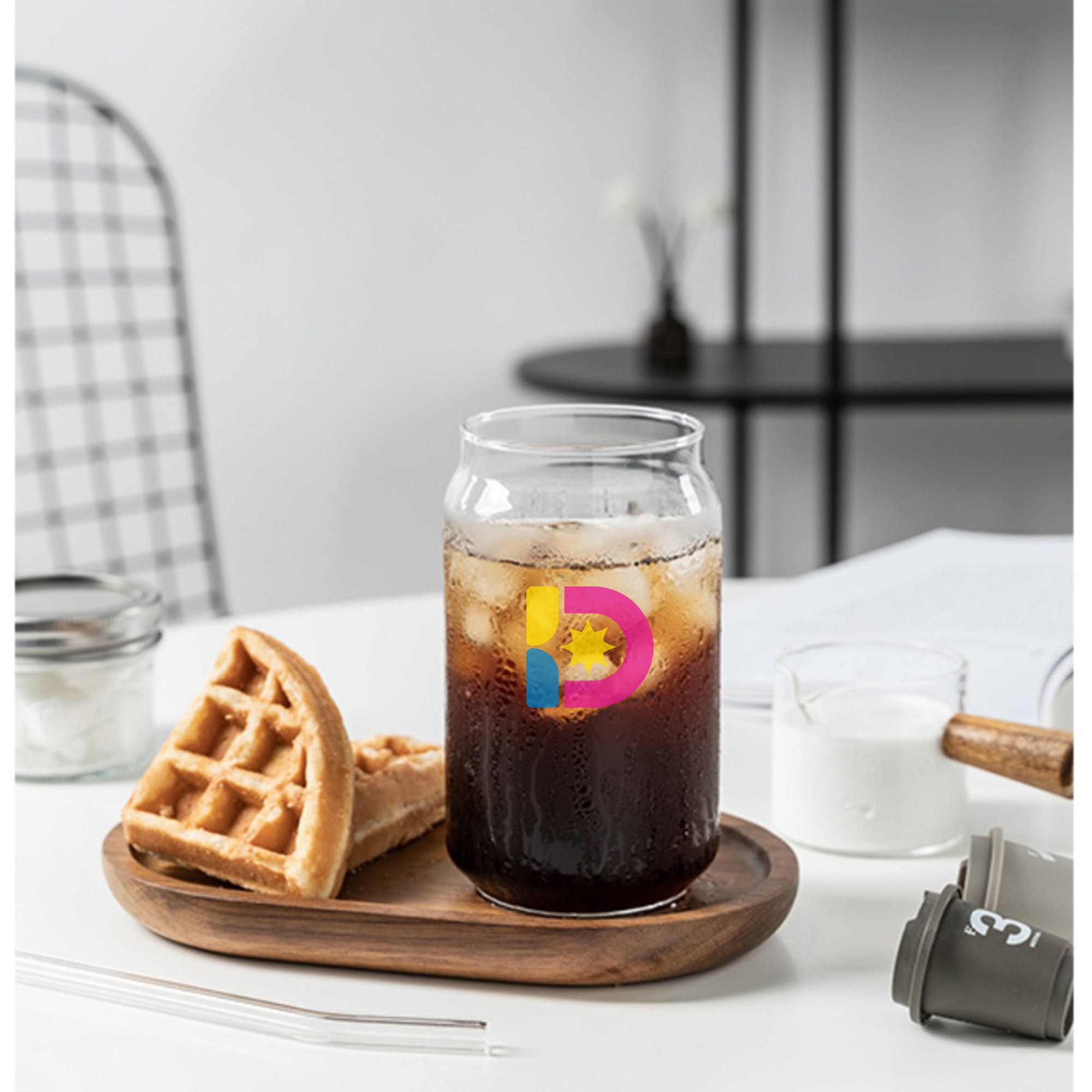 Can Shaped Glass Cup