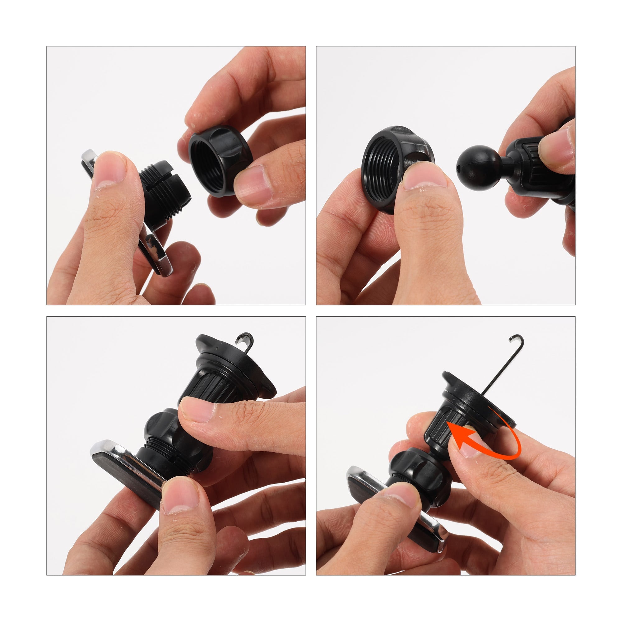 Square Car Hook Bracket