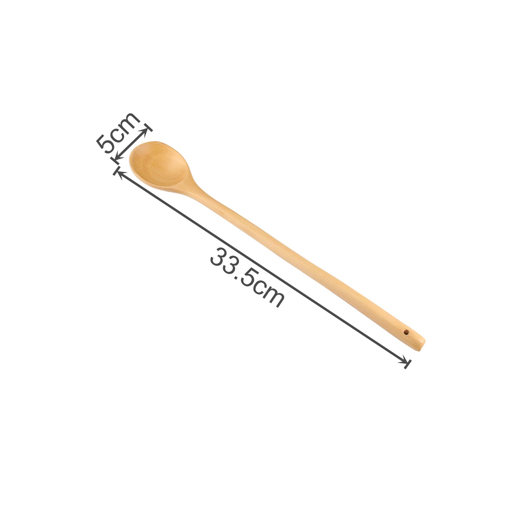 Long Handle Wooden Spoon
