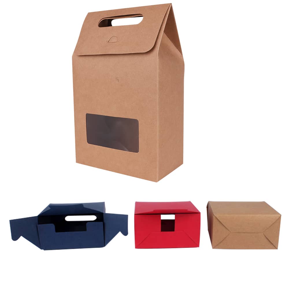 Die cut Handle Bag with Window(160x270x90mm)