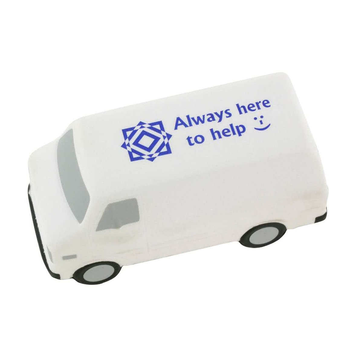 White Van Shape Stress Reliever