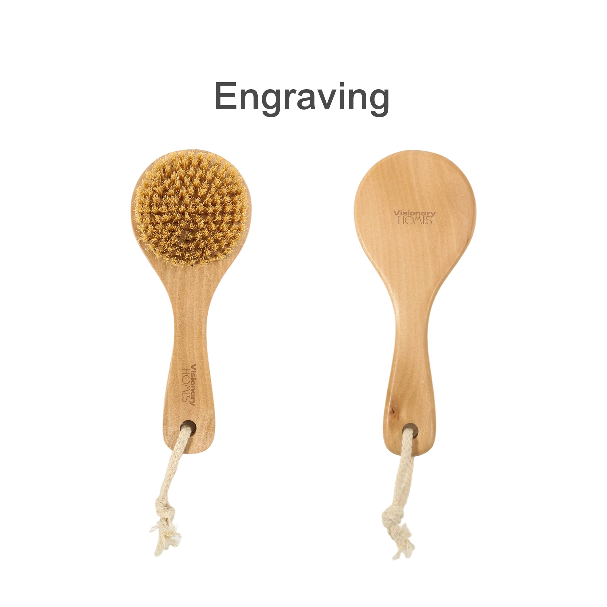 Round Body Brush with Short Handle