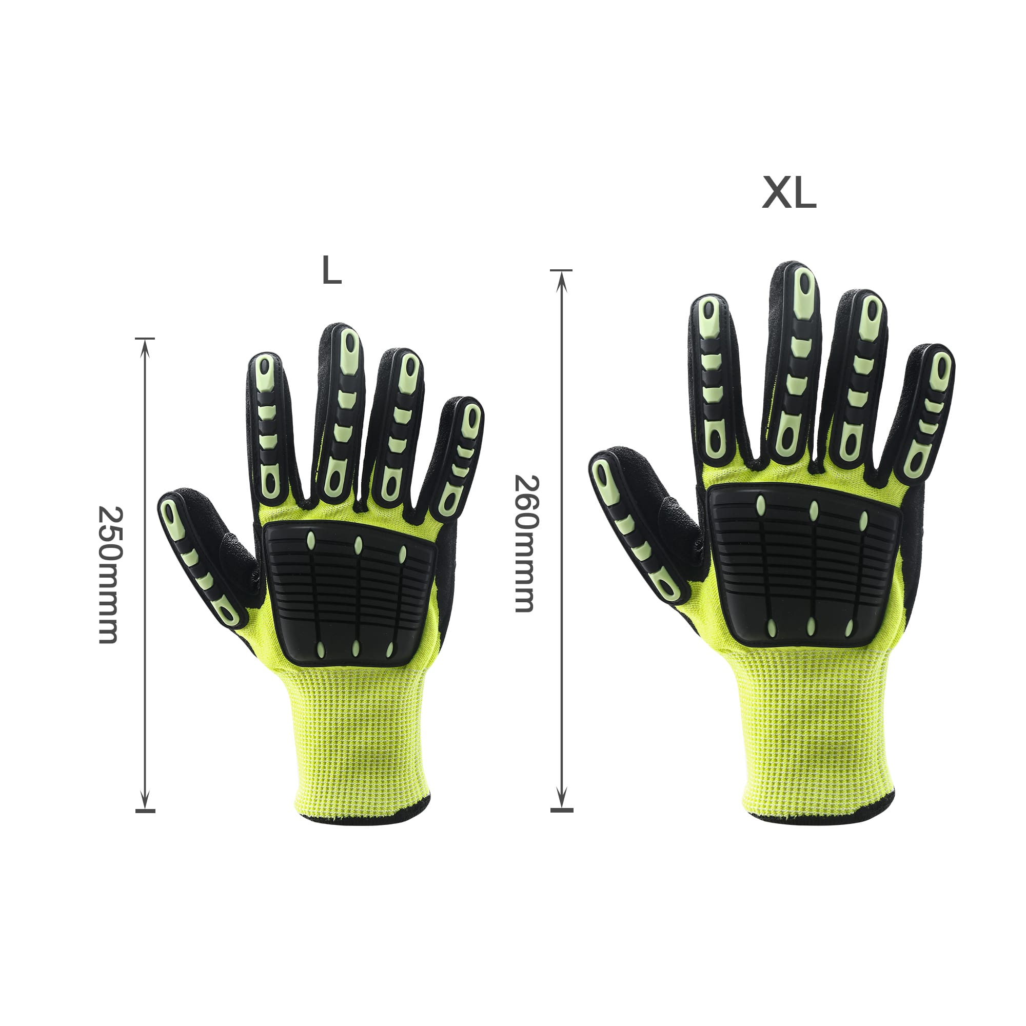 Heavy Duty Safety Work Gloves With Reinforced Thumb Web