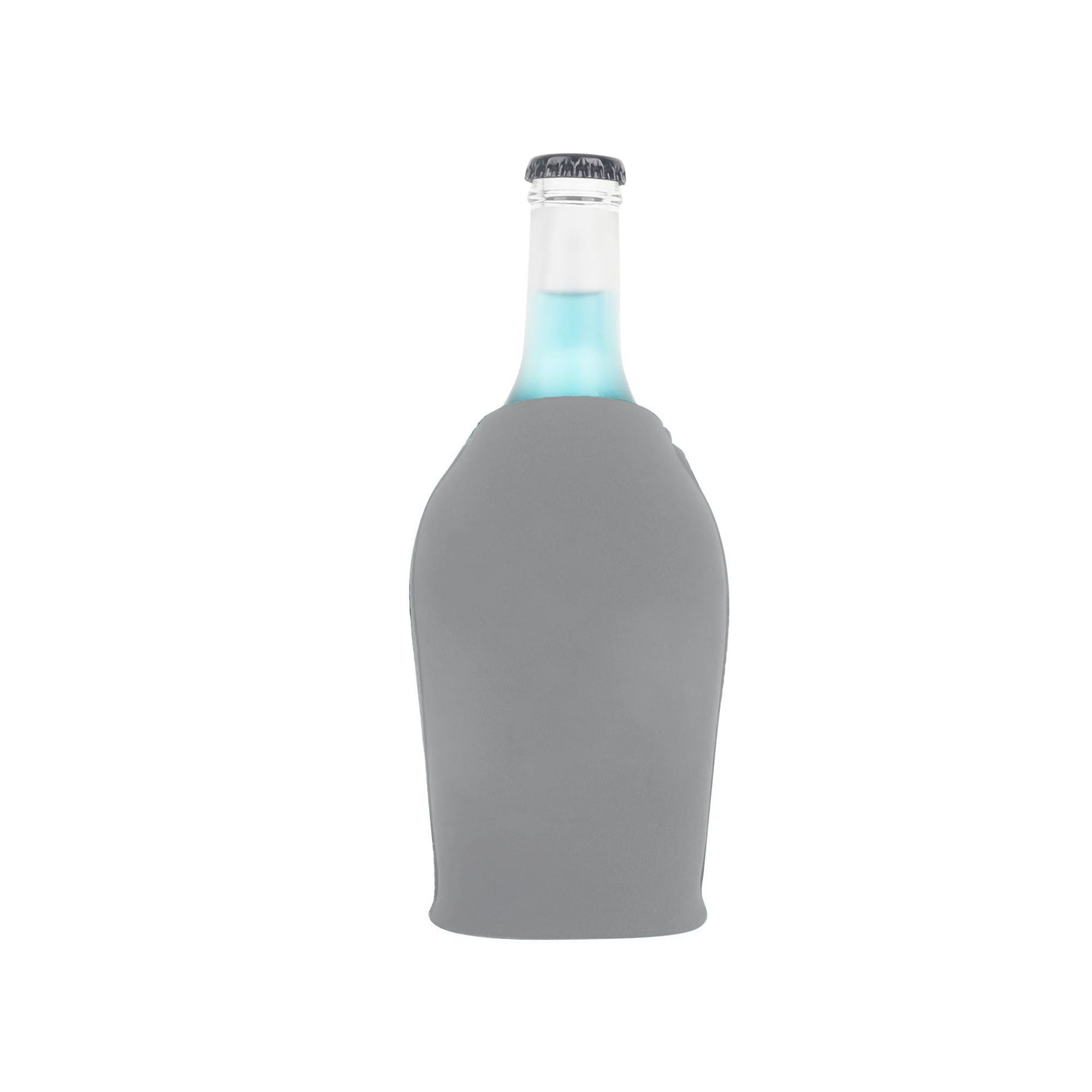 Short Bottle Cooler with Zipper