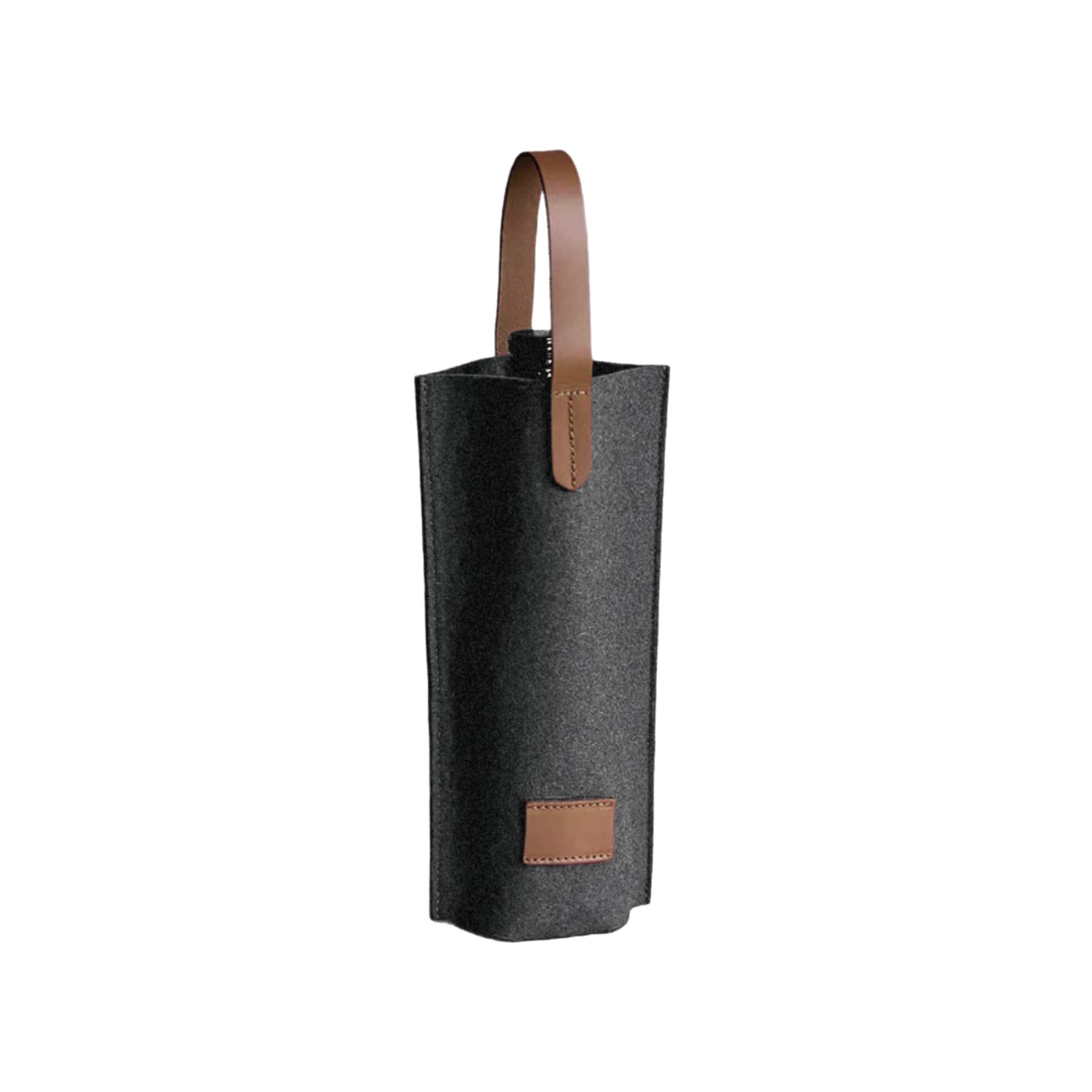 Felt Single Bottle Wine Bag