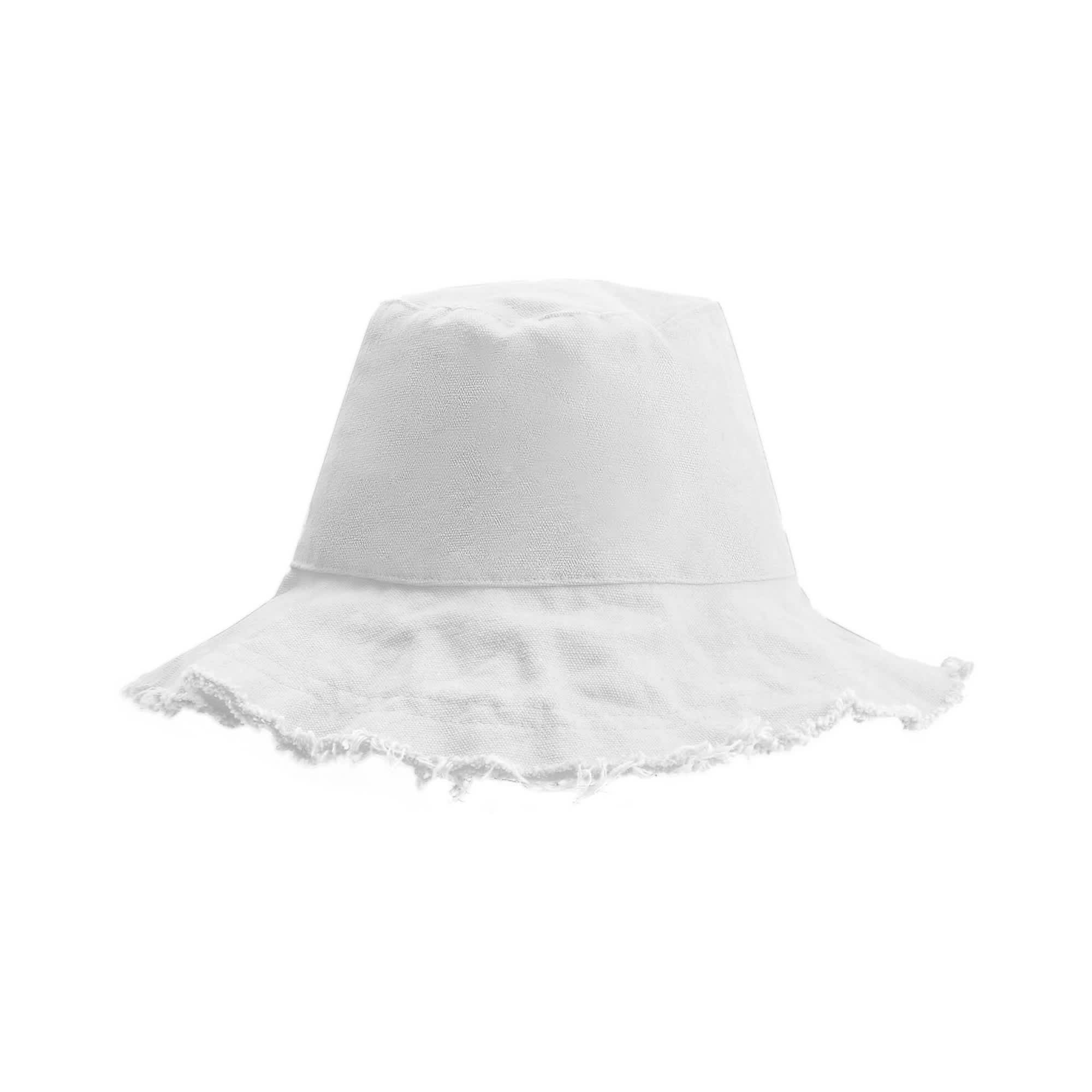 Raw Edge Bucket Hat
