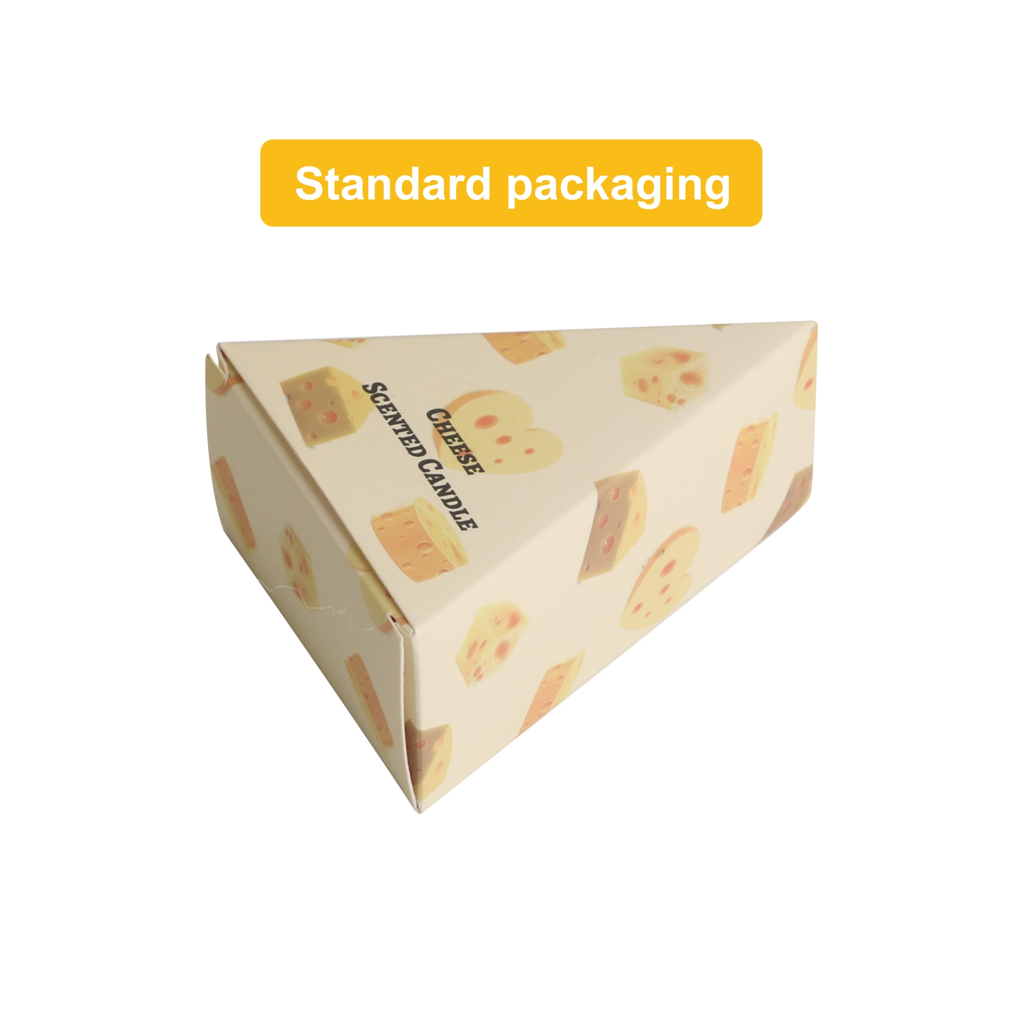 Triangle Cheese Shape Candles