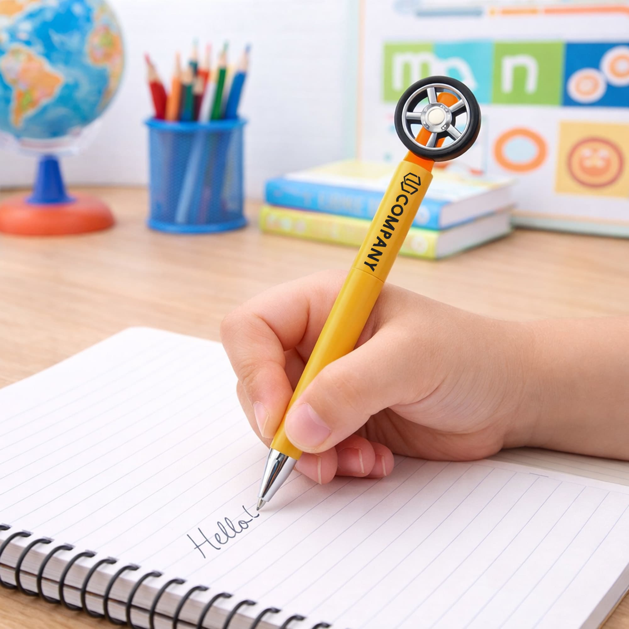 Fidget Spin Tyre Shape Pen