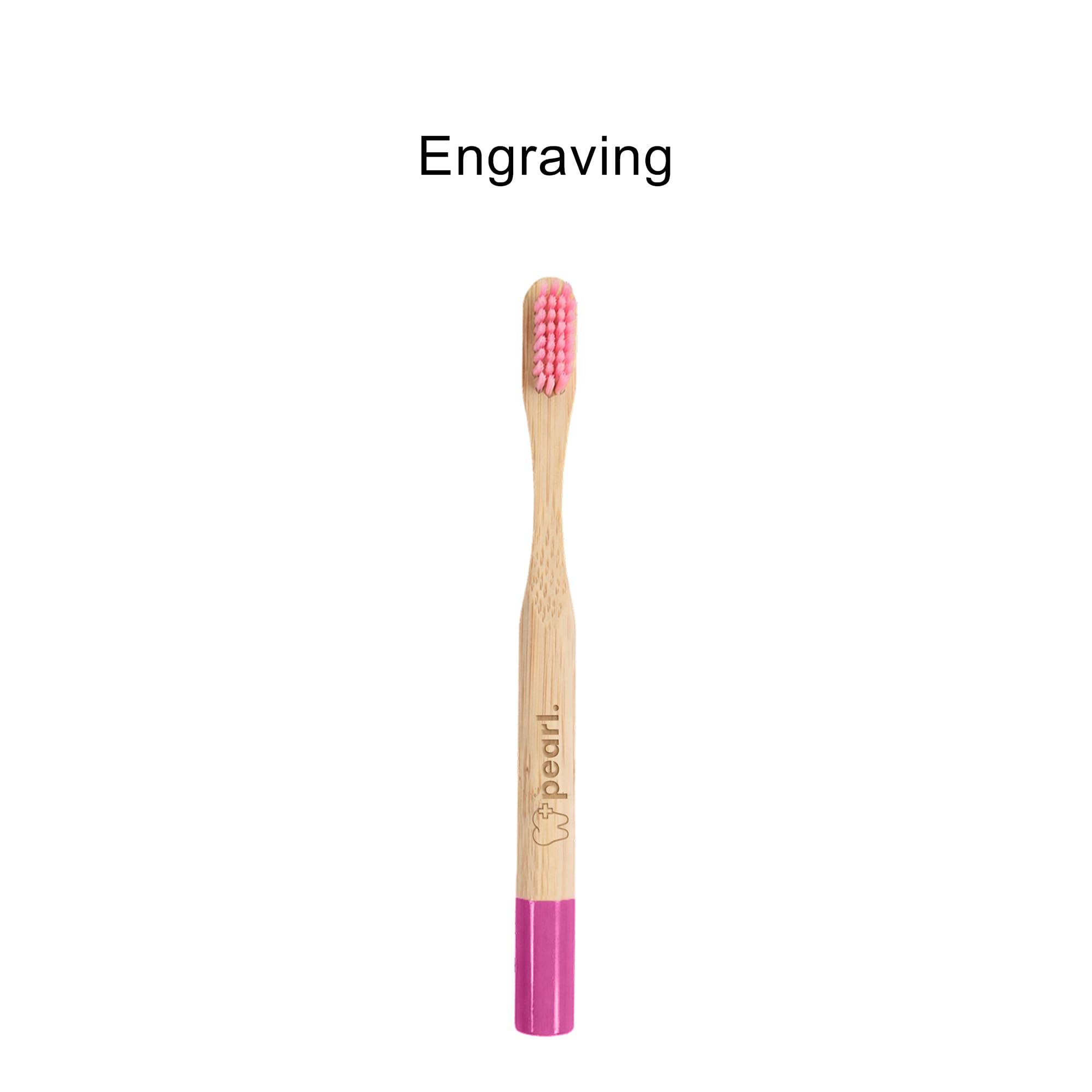 Small Round Handle Colorful Bamboo Toothbrush