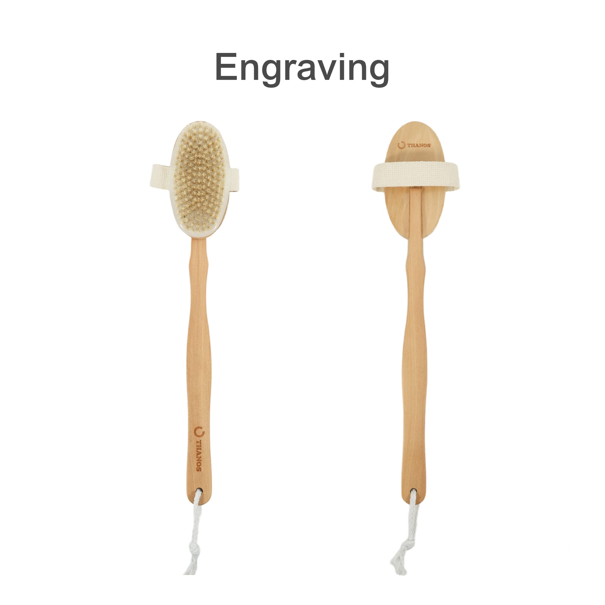 Detachable Shower Brush With Long Handle
