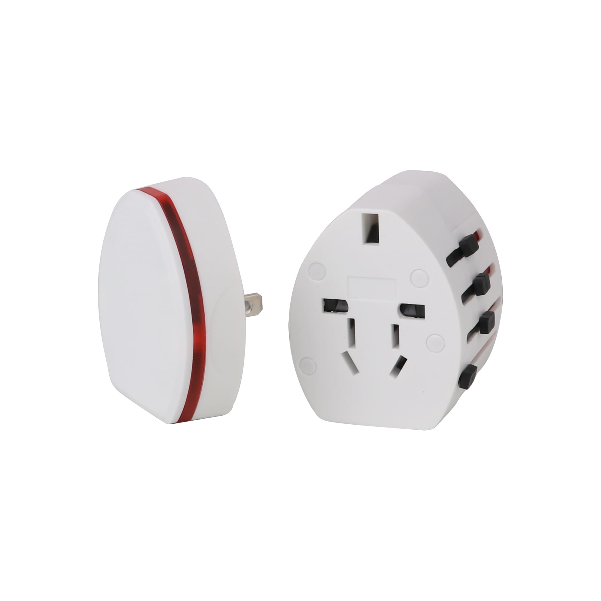 Light-up Universal Plug Travel Adapter With USB