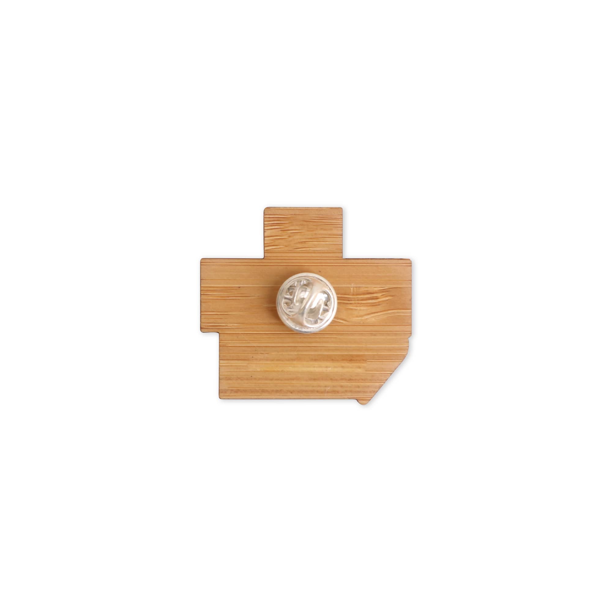 Custom Shaped Bamboo Pin