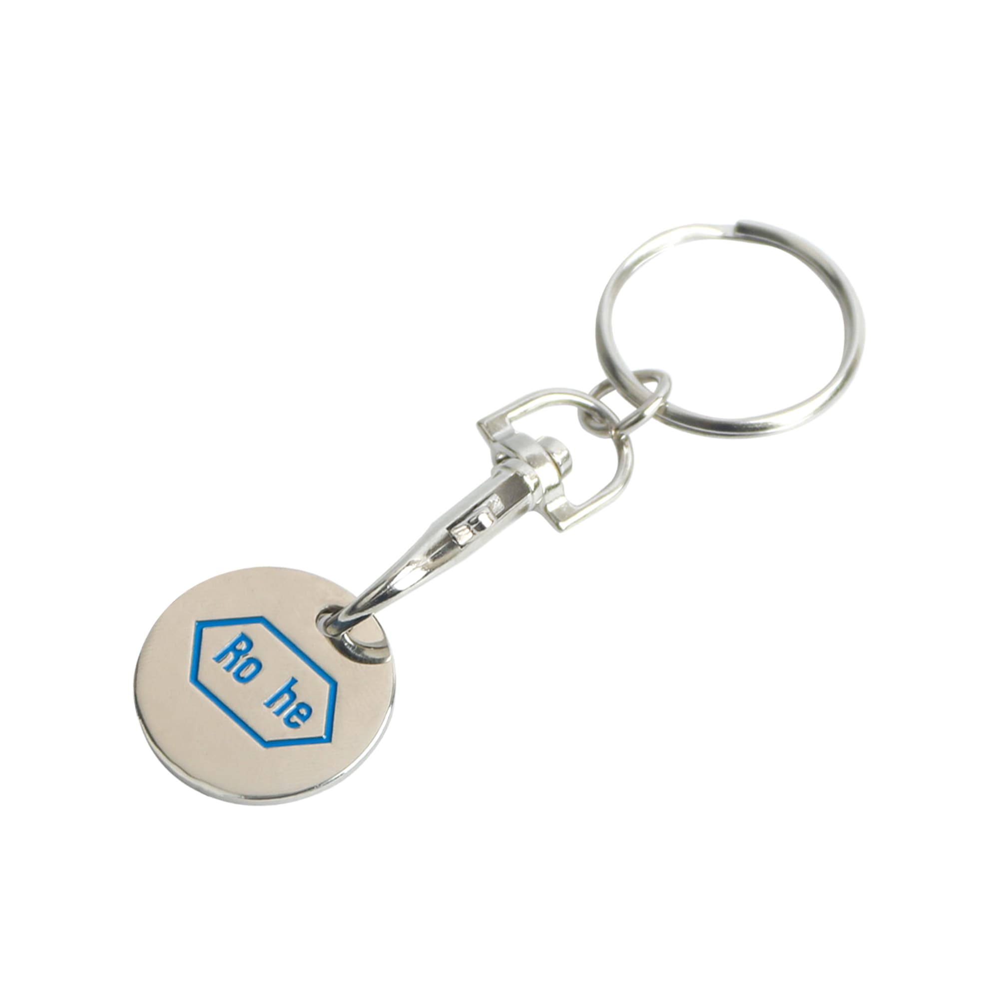 Enamel Trolley Coin Keyring