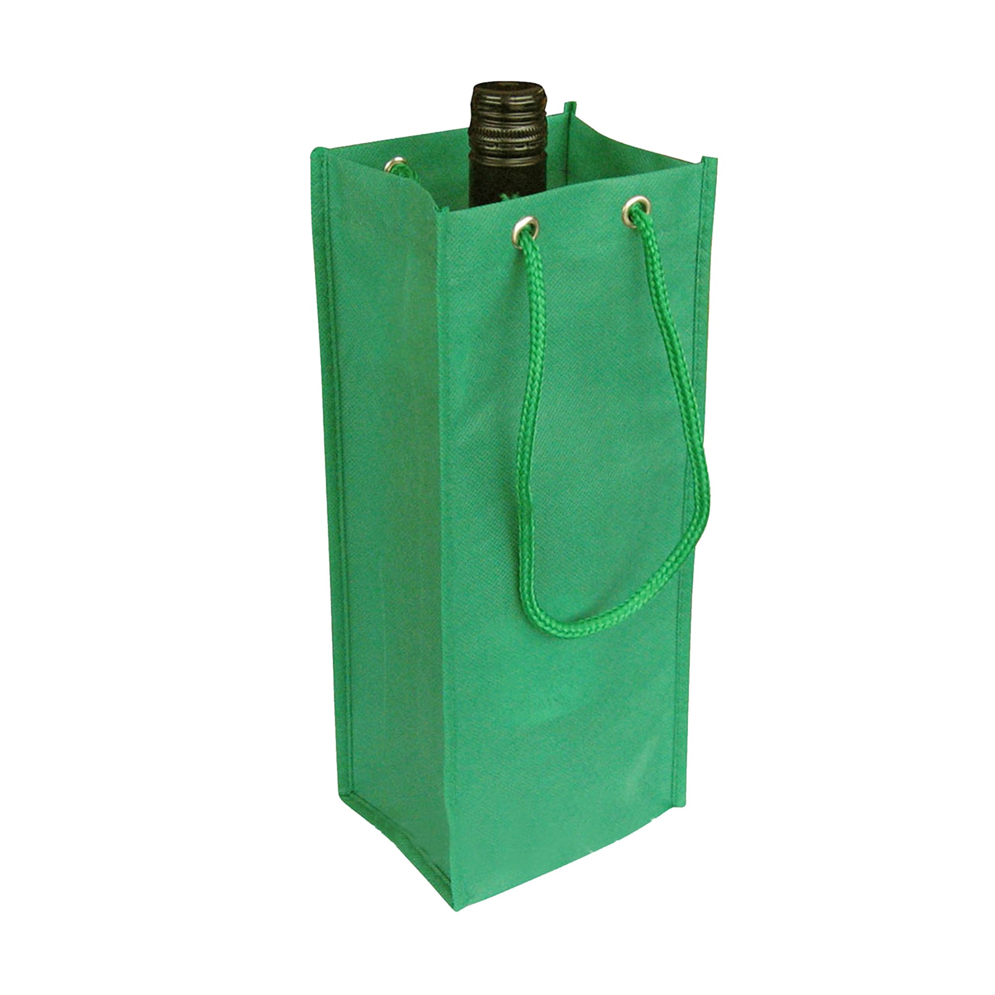 Non Woven Single Bottle Bag with Rope Handle