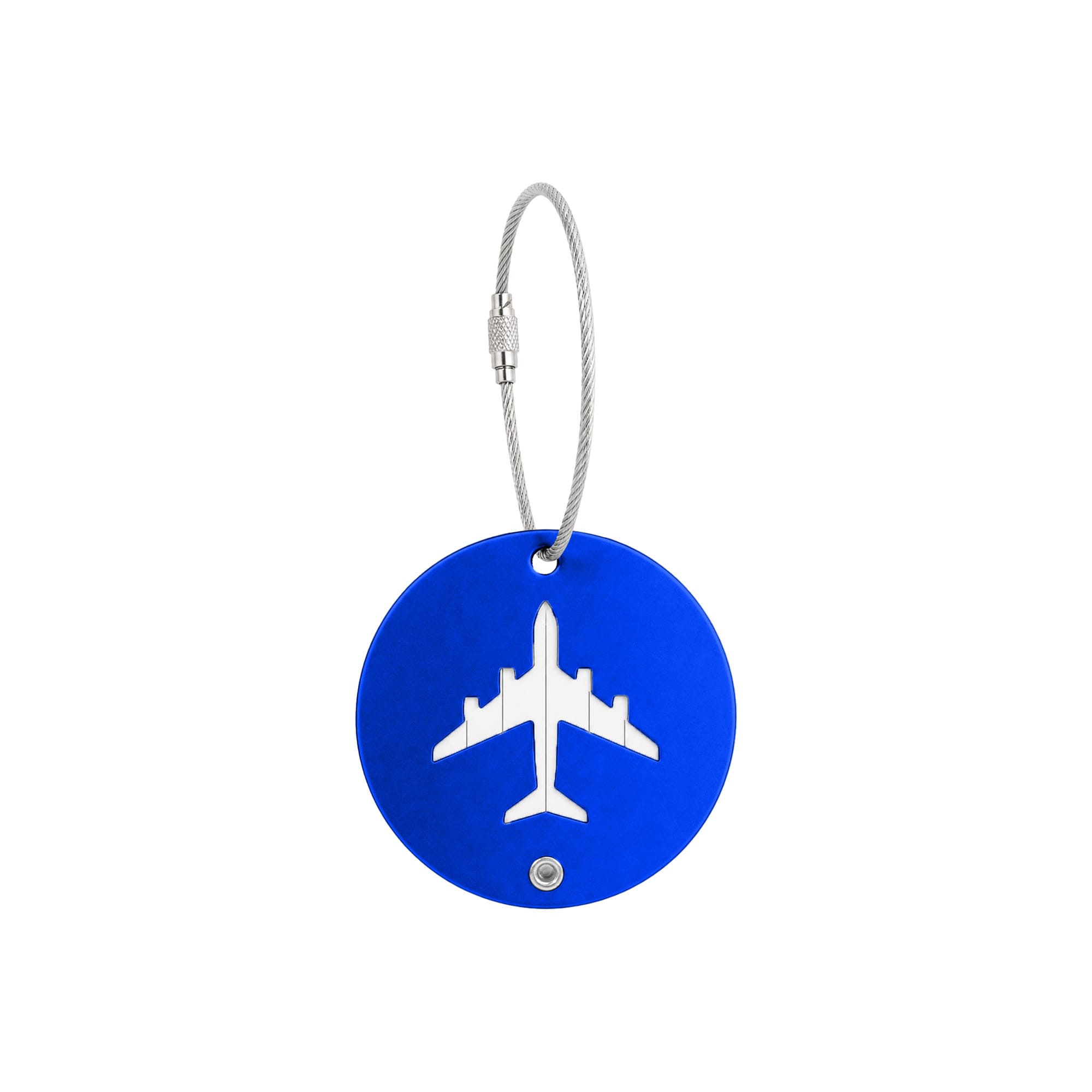 Plane Round Wire Cable Luggage Tag