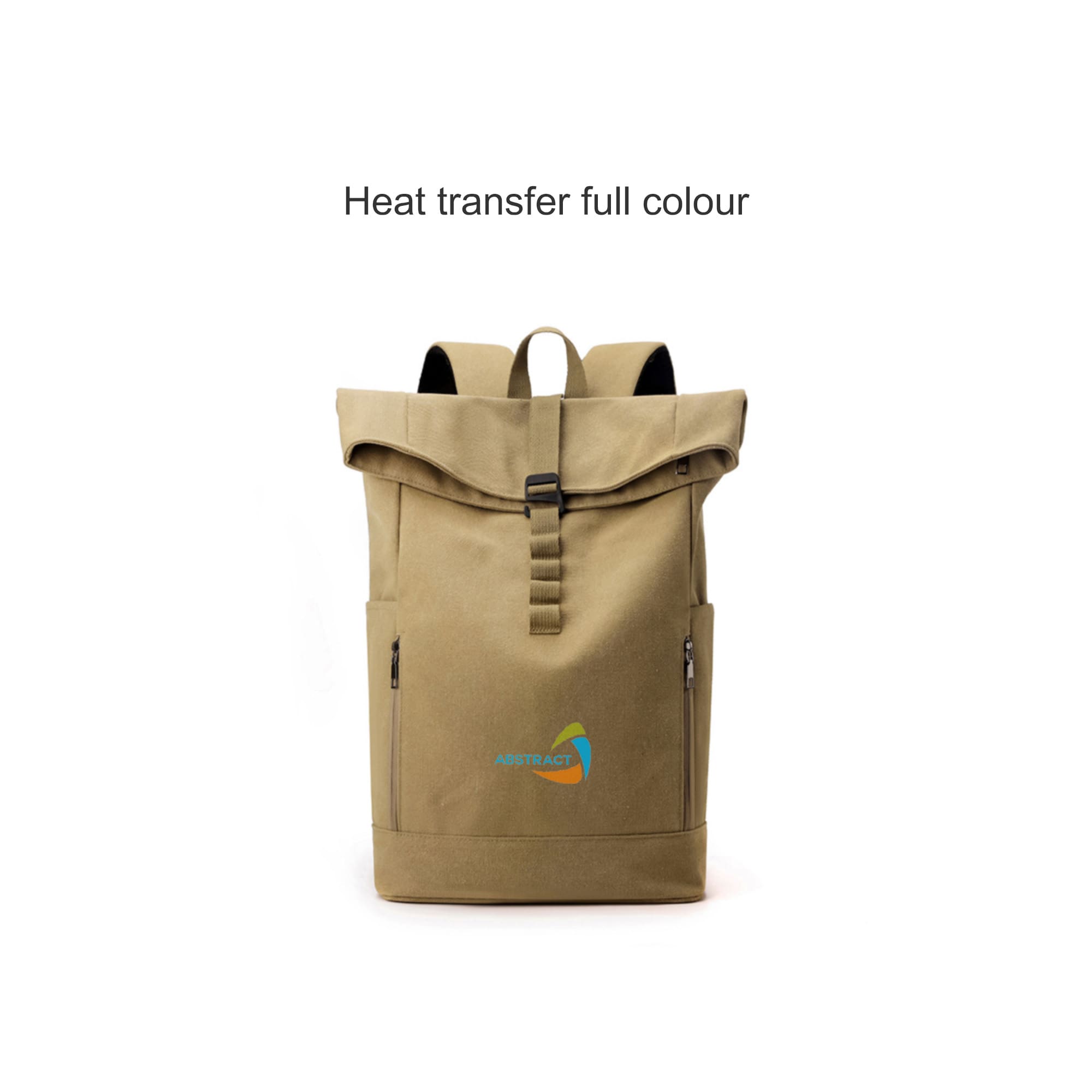 Canvas Roll Top Vintage Backpack