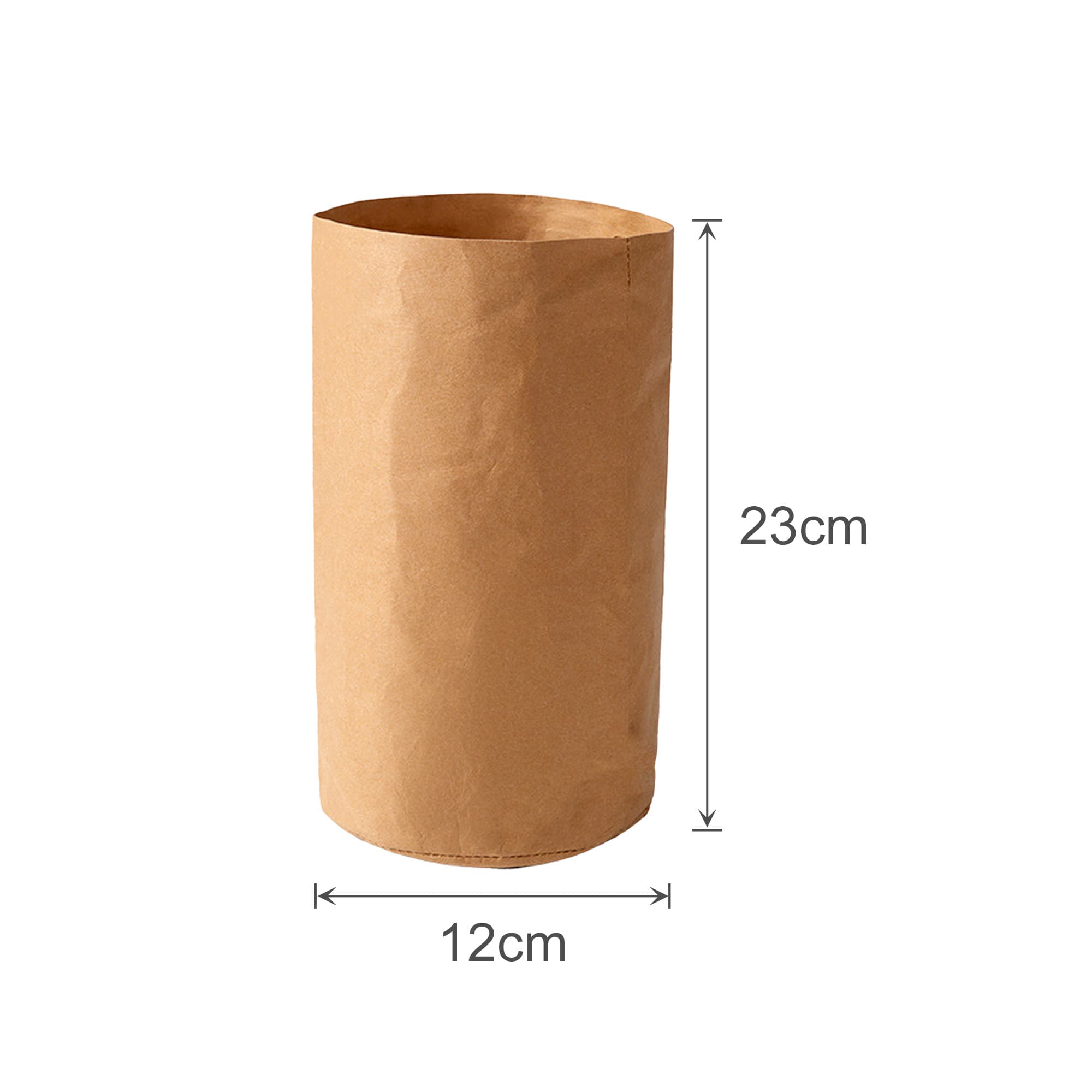 Small Washable Kraft Paper Bag(Dia 120 x 230 (H)mm)