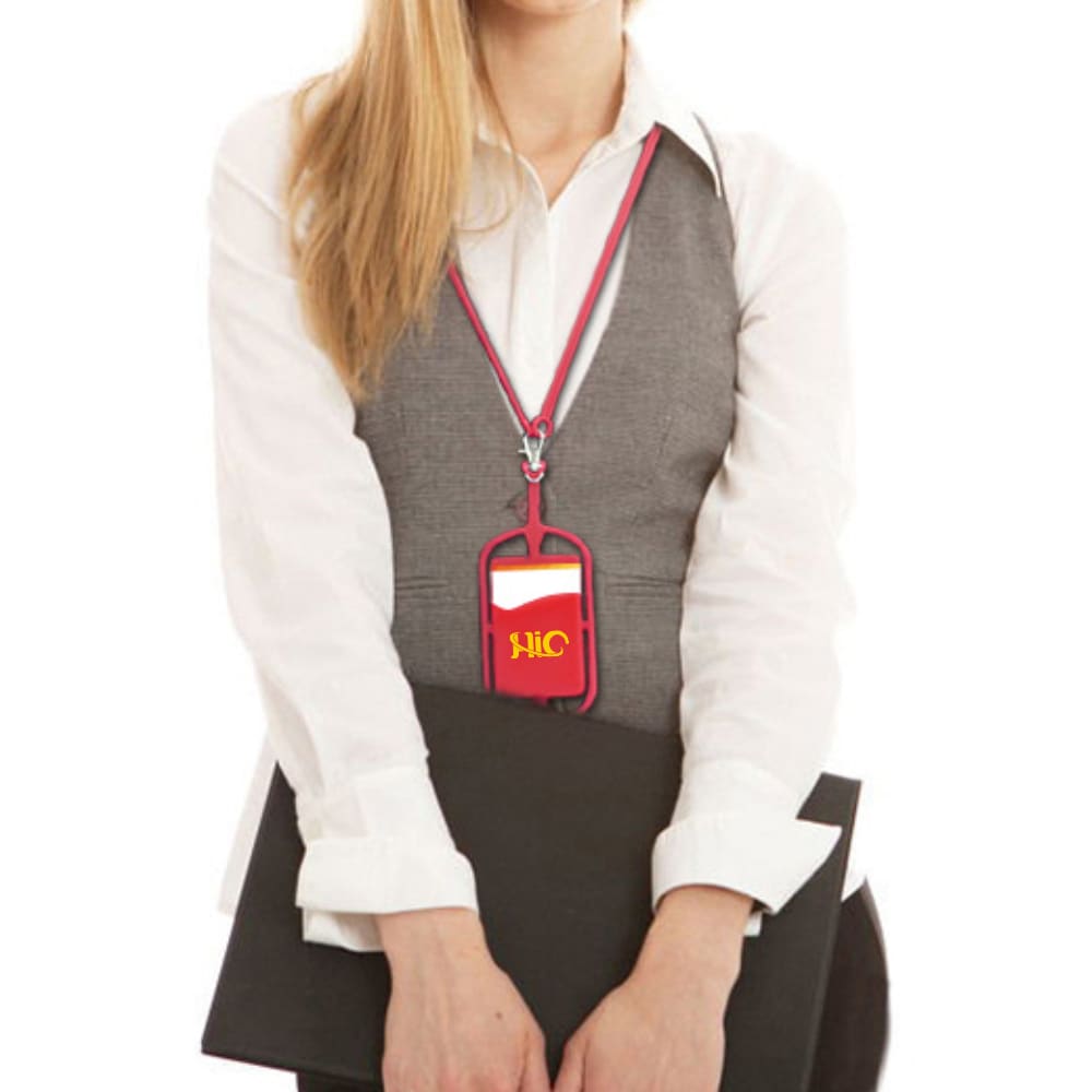 Phone Holder with Silicone Lanyard