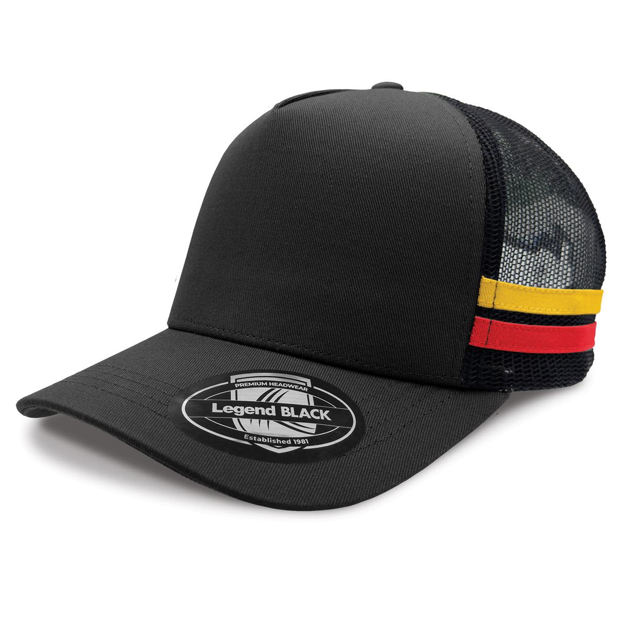 Striped Trucker