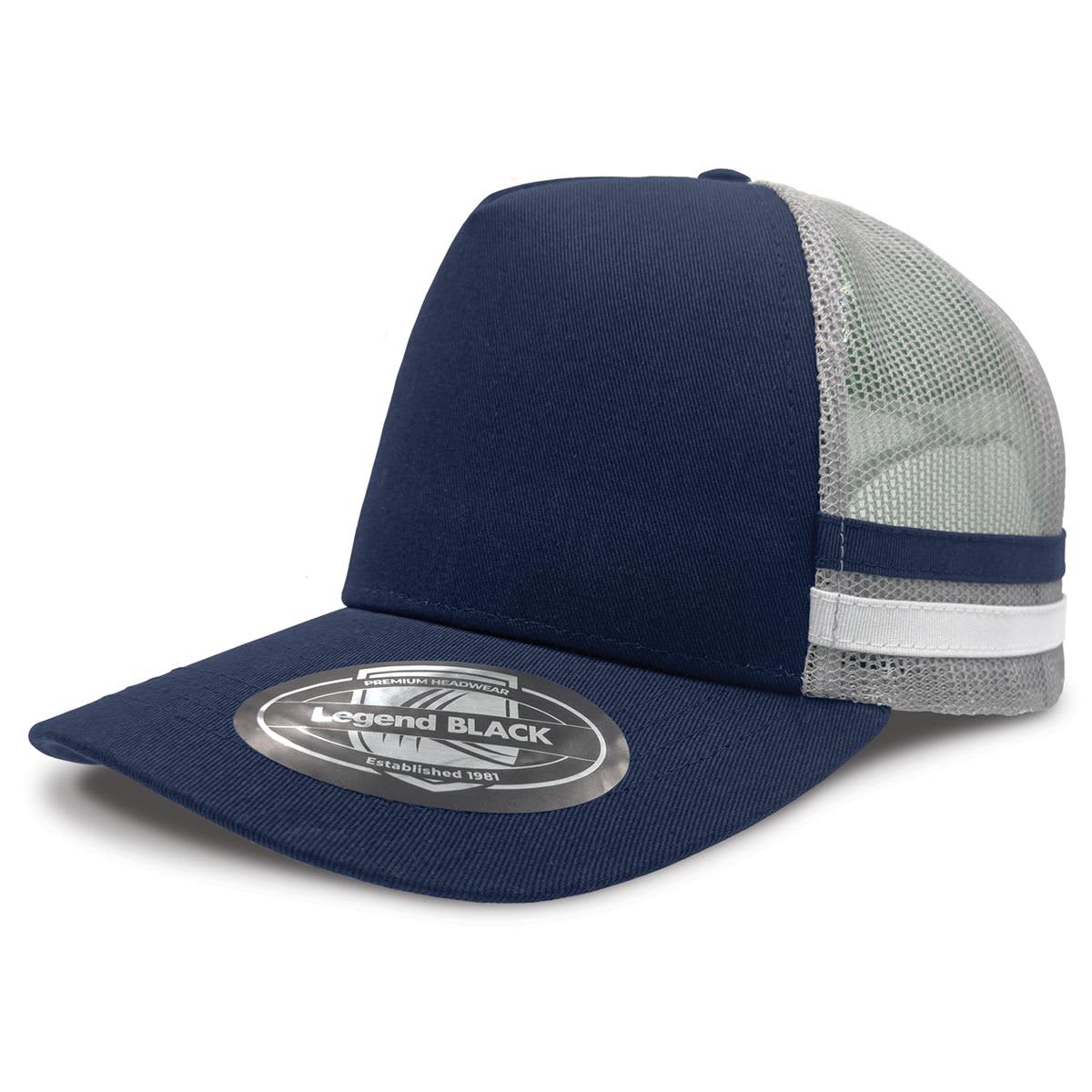 Striped Trucker