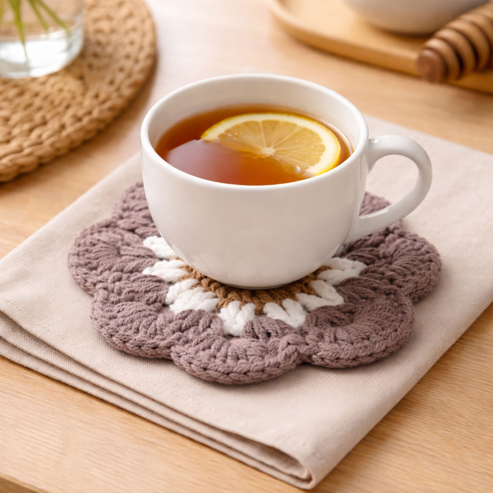 Custom Coaster Crochet Kit