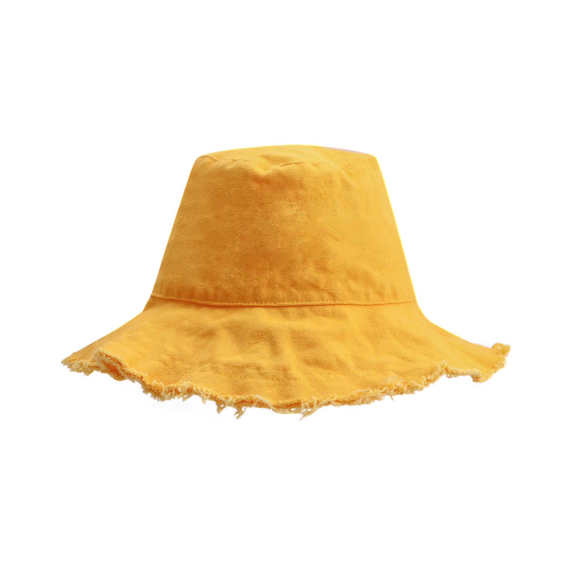 Raw Edge Bucket Hat
