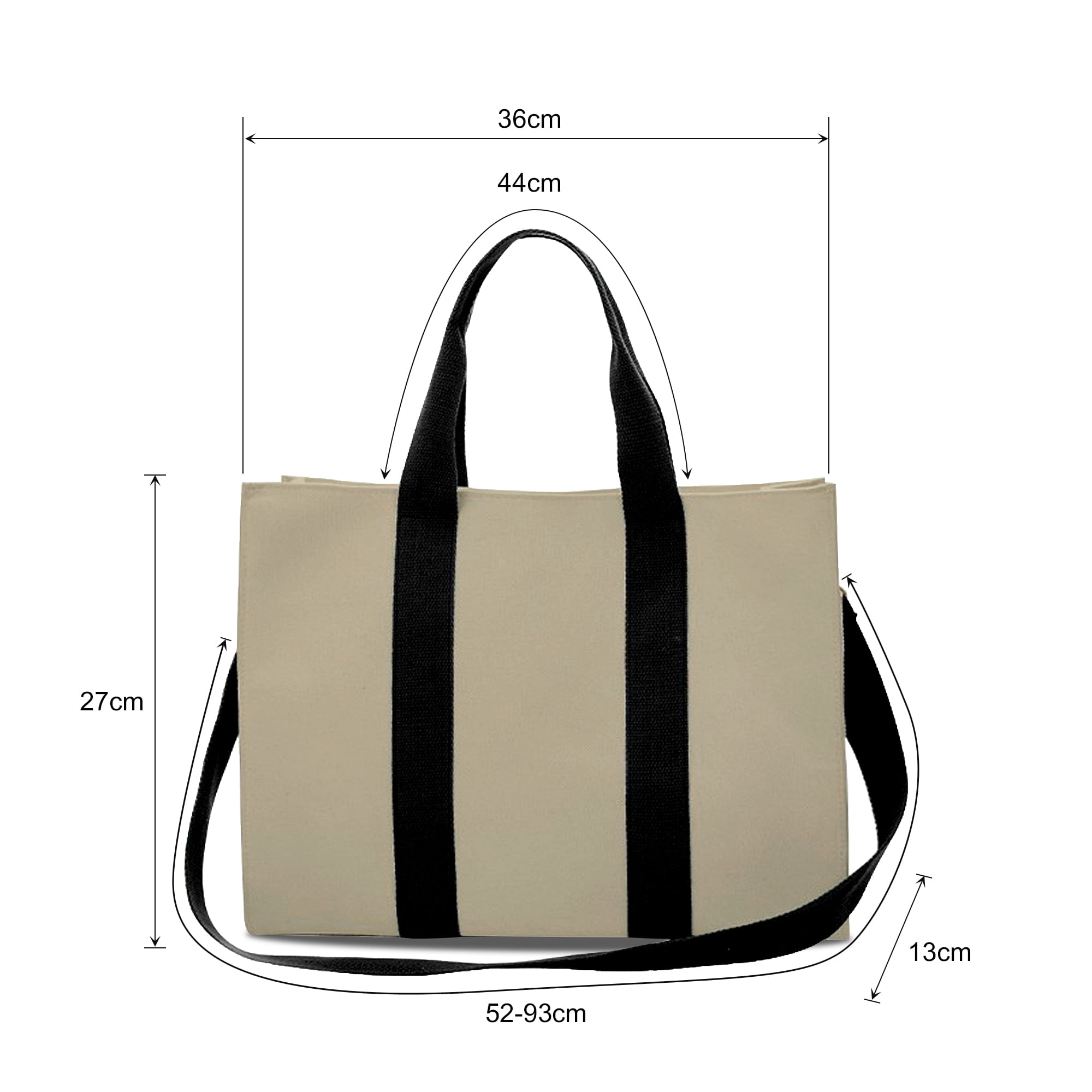 Canvas Grocery Shopping Bag