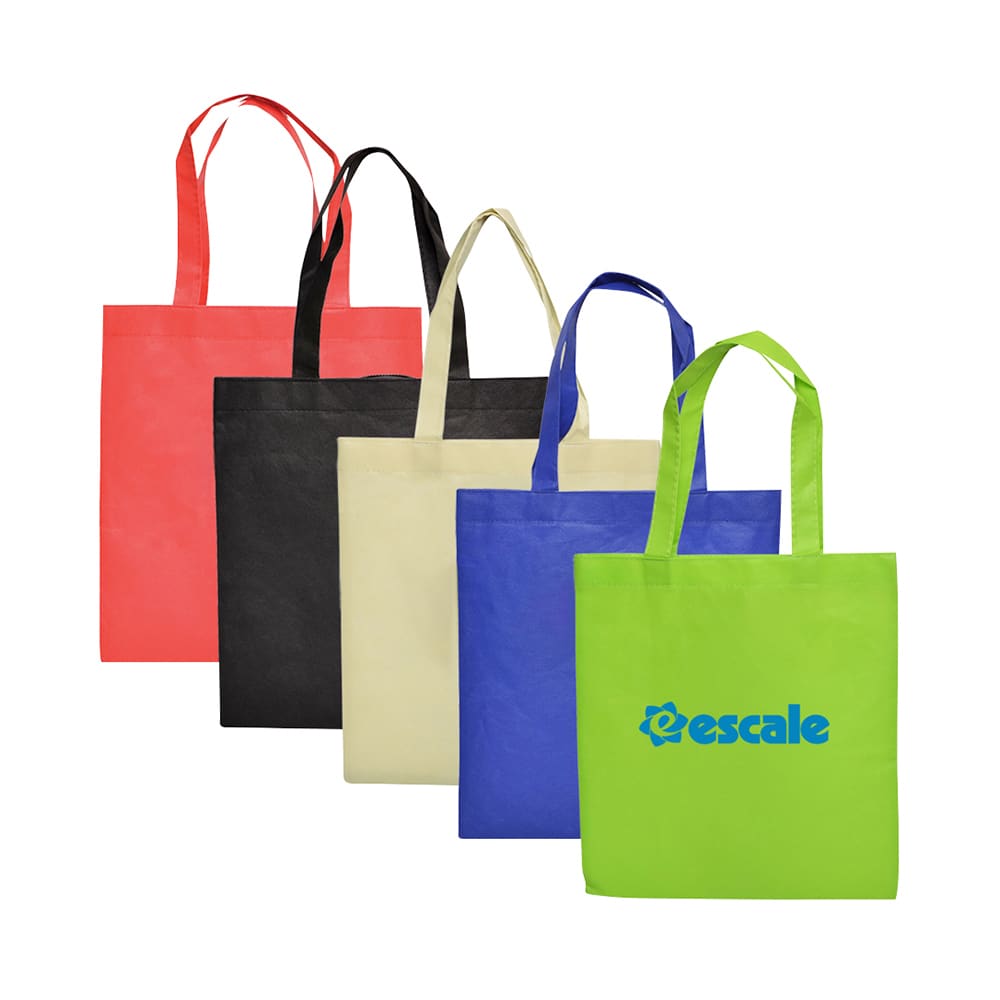 Non Woven Long Handle Bag with V Gusset
