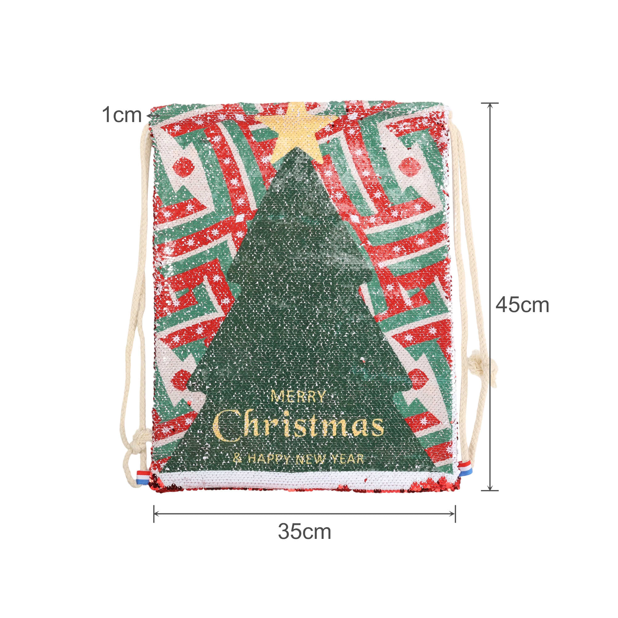 Sequin Magic Drawstring Bag