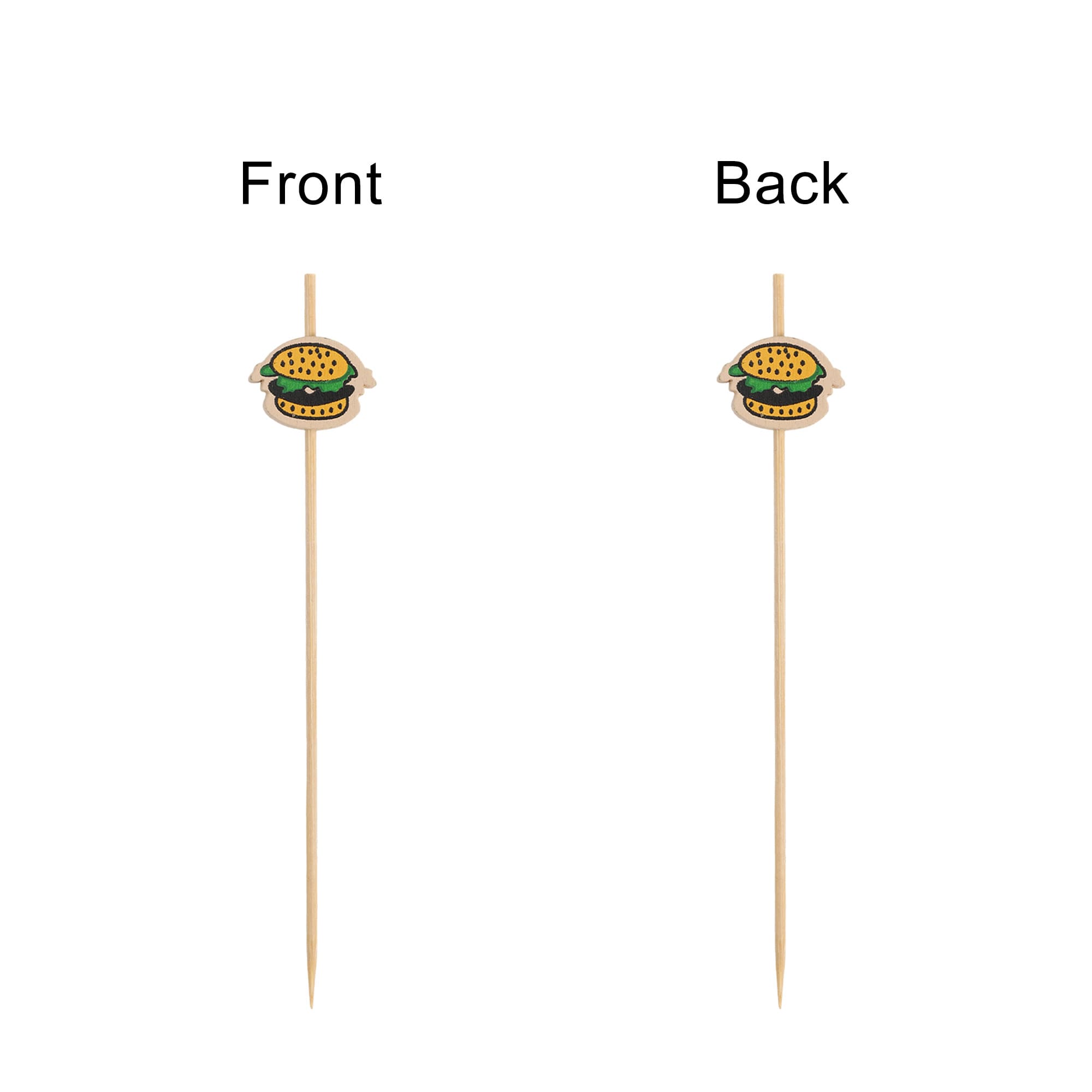 Pack of 100 Custom Cocktail Bamboo Skewers