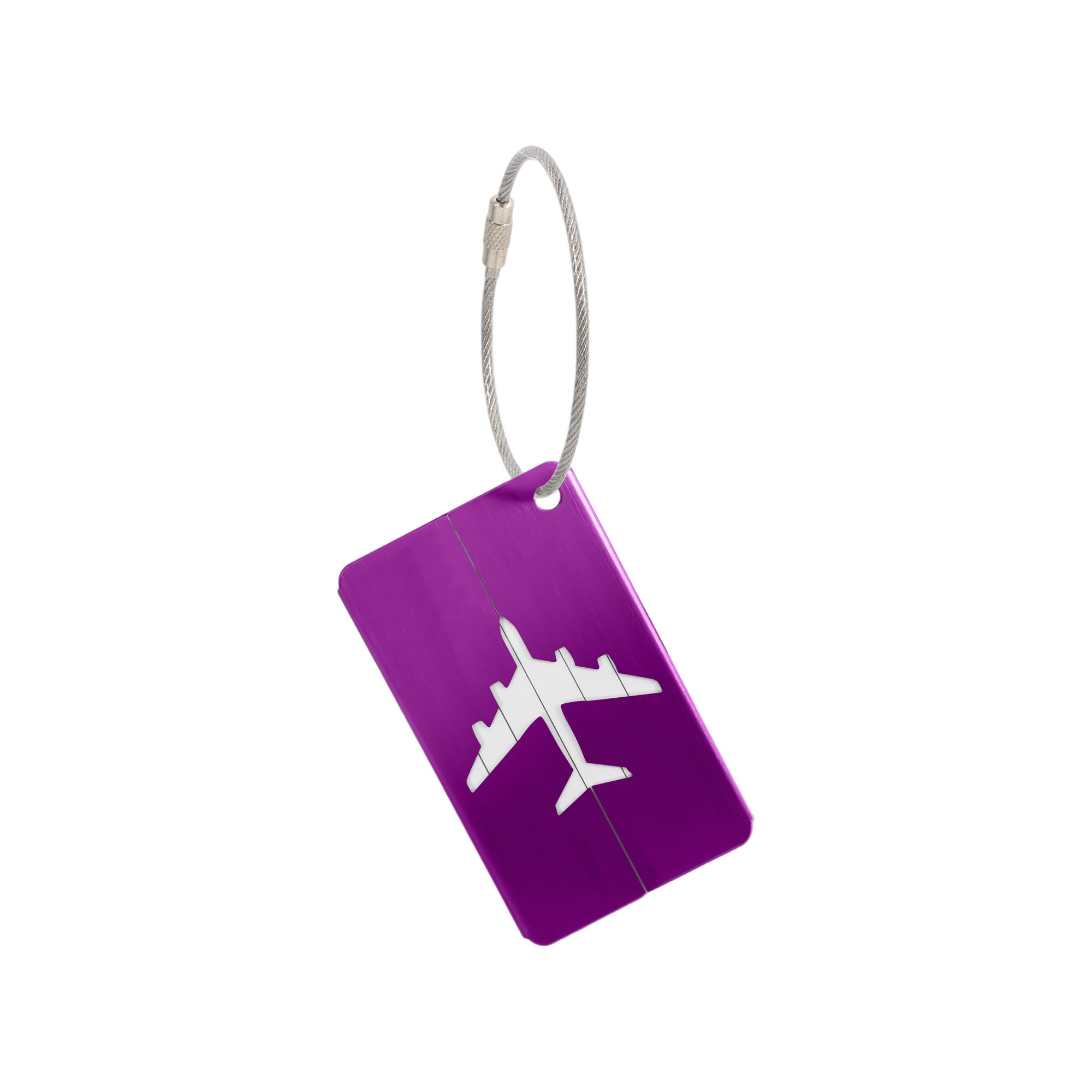 Plane Square Wire Cable Luggage Tag