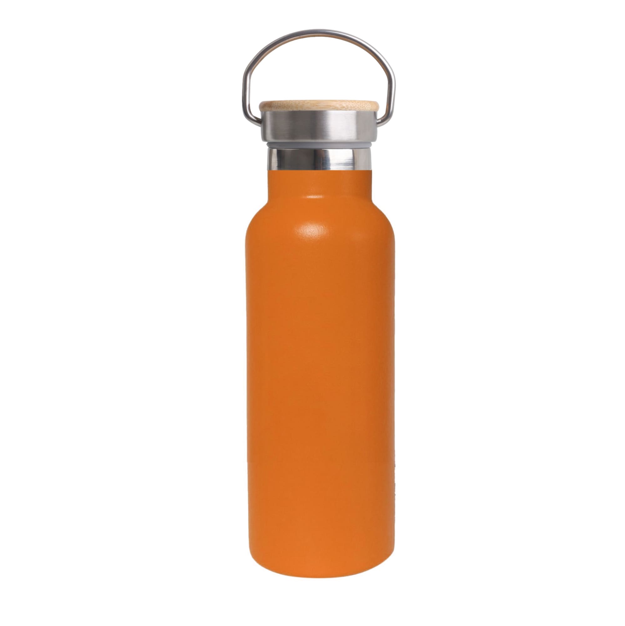 500ml Double Wall Vacuum Bottle with Bamboo Lid
