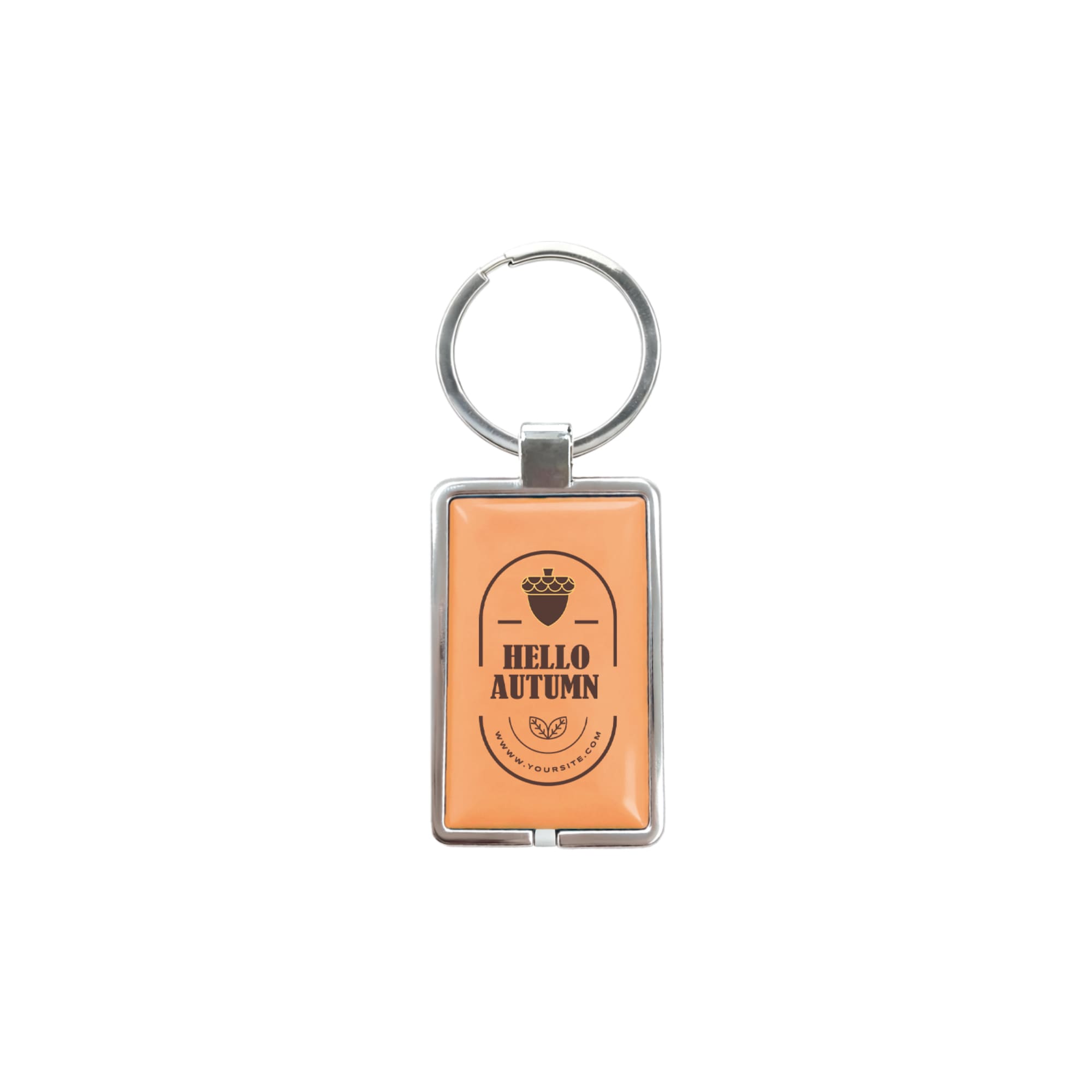 NFC Epoxy Square Tag with Metal Keyring