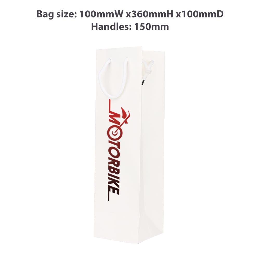 Wine Bottle Paper Bag(100x360x100mm)