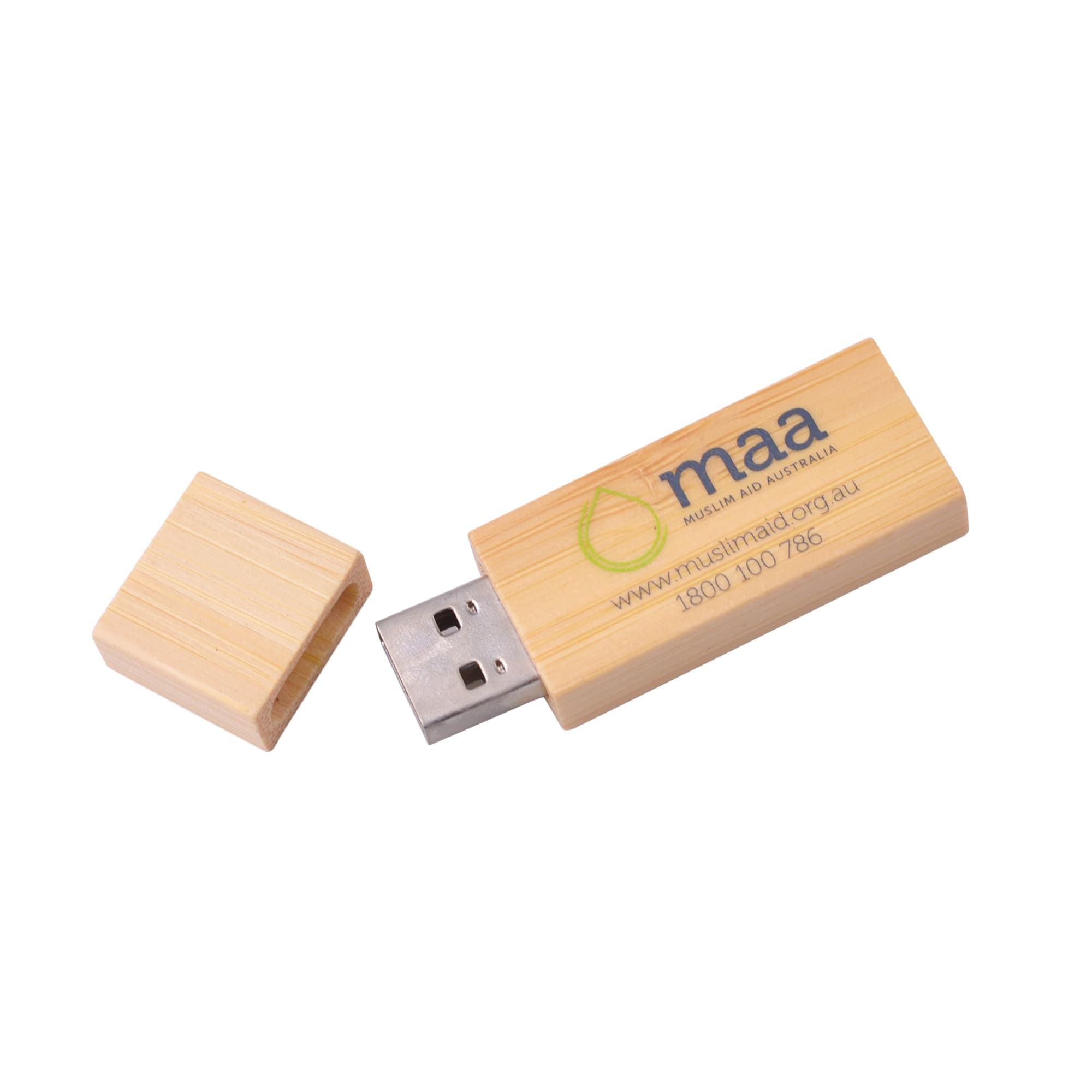 Rectangle Wooden Flash Drive