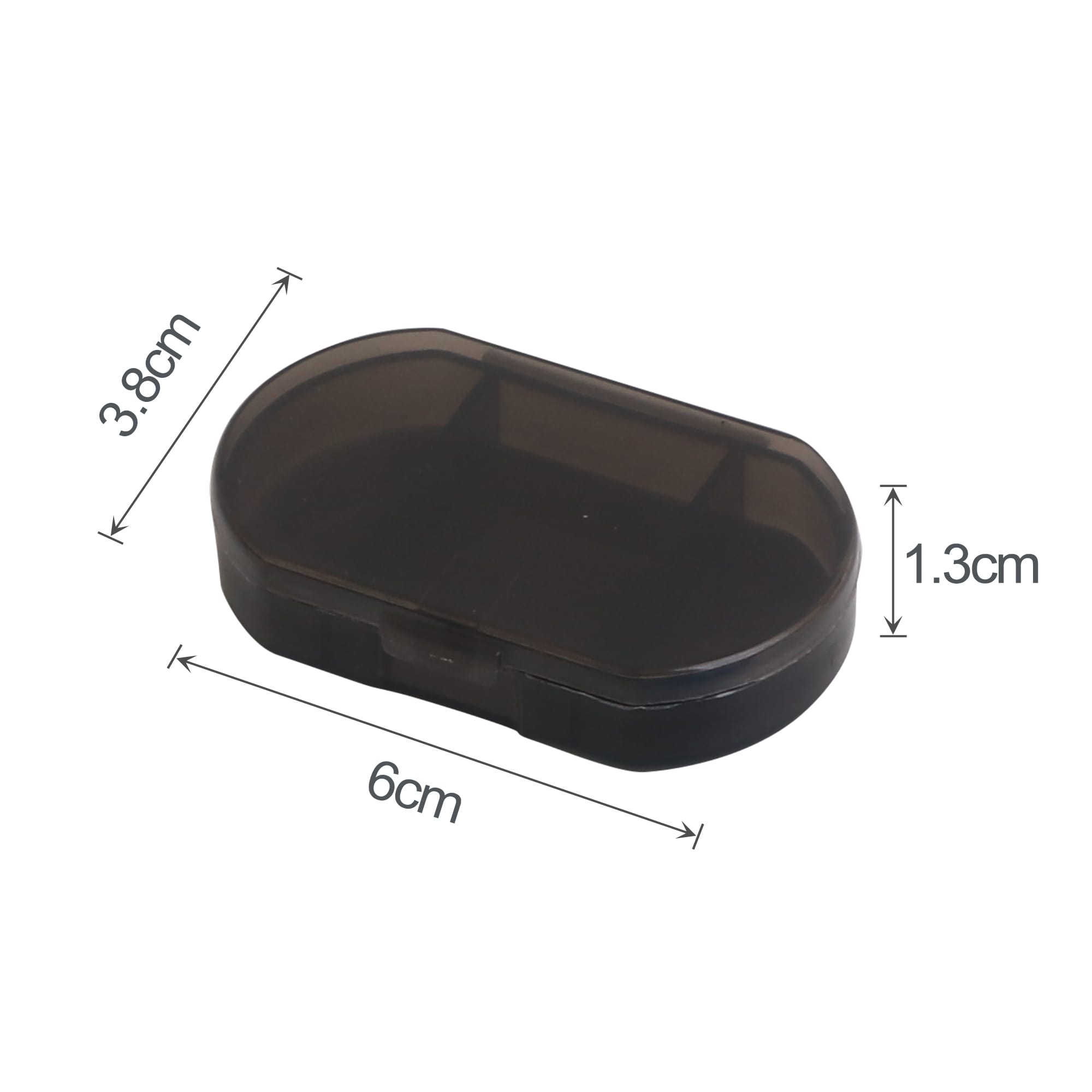 3 Compartments Pill Box