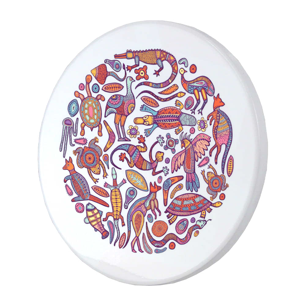 Circular Sublimated Ceramic Coaster