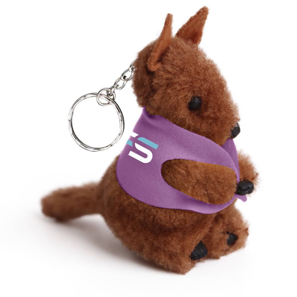 Kangaroo Clip on Stuffed Plush Toy